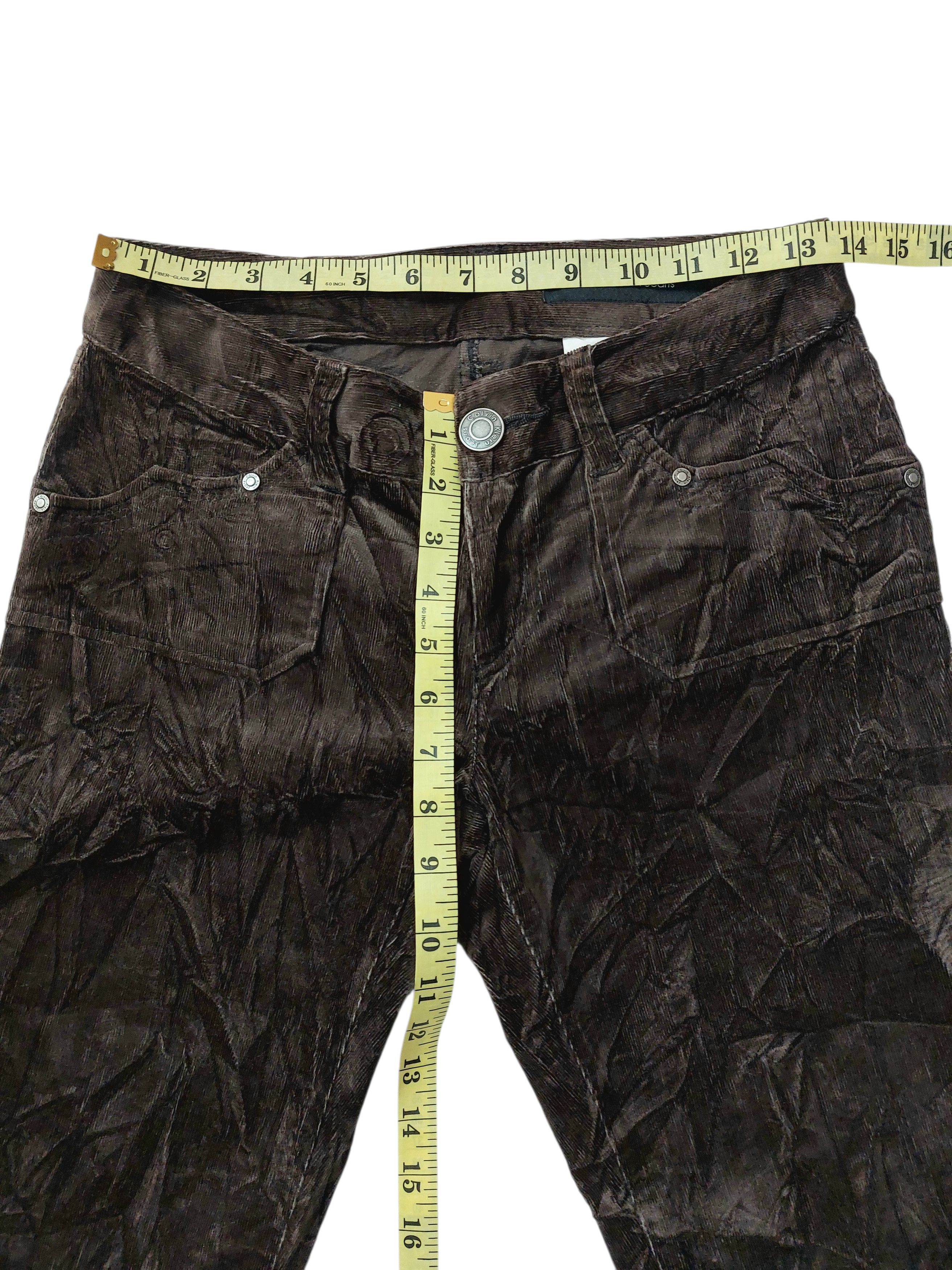 Calvin Klein 🔥 Super Flare Bootcut Calvin Klein 90s Retro Corduroy Size 27" / US 4 / IT 40 - 13 Thumbnail