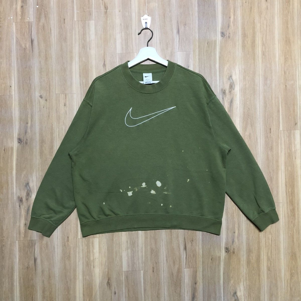 Vintage Nike Swoosh Crop Tops Sweatshirt