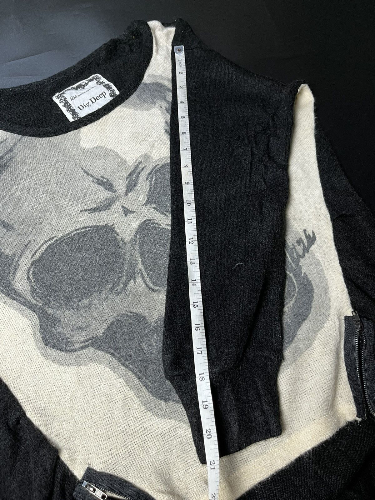 Hysteric Glamour × If Six Was Nine × Japanese Brand Japanese Big Deep Skulls poem Size US M / EU 48-50 / 2 - 10 Thumbnail