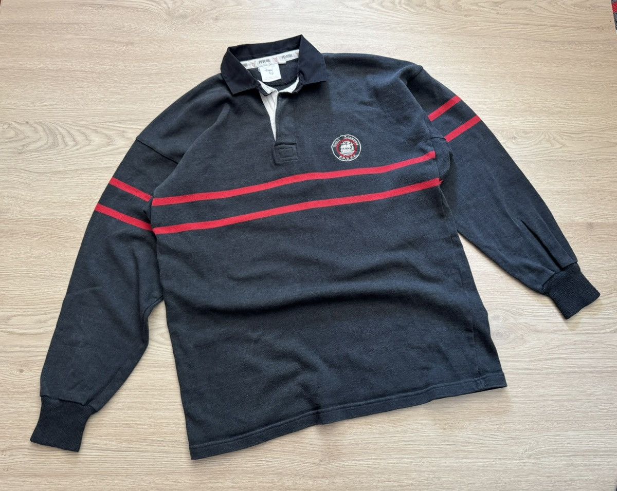 Canterbury of New Zealand Vintage 90’s Washed #20 England Academy Polo Rugby Shirt Size US M / EU 48-50 / 2 - 1 Thumbnail