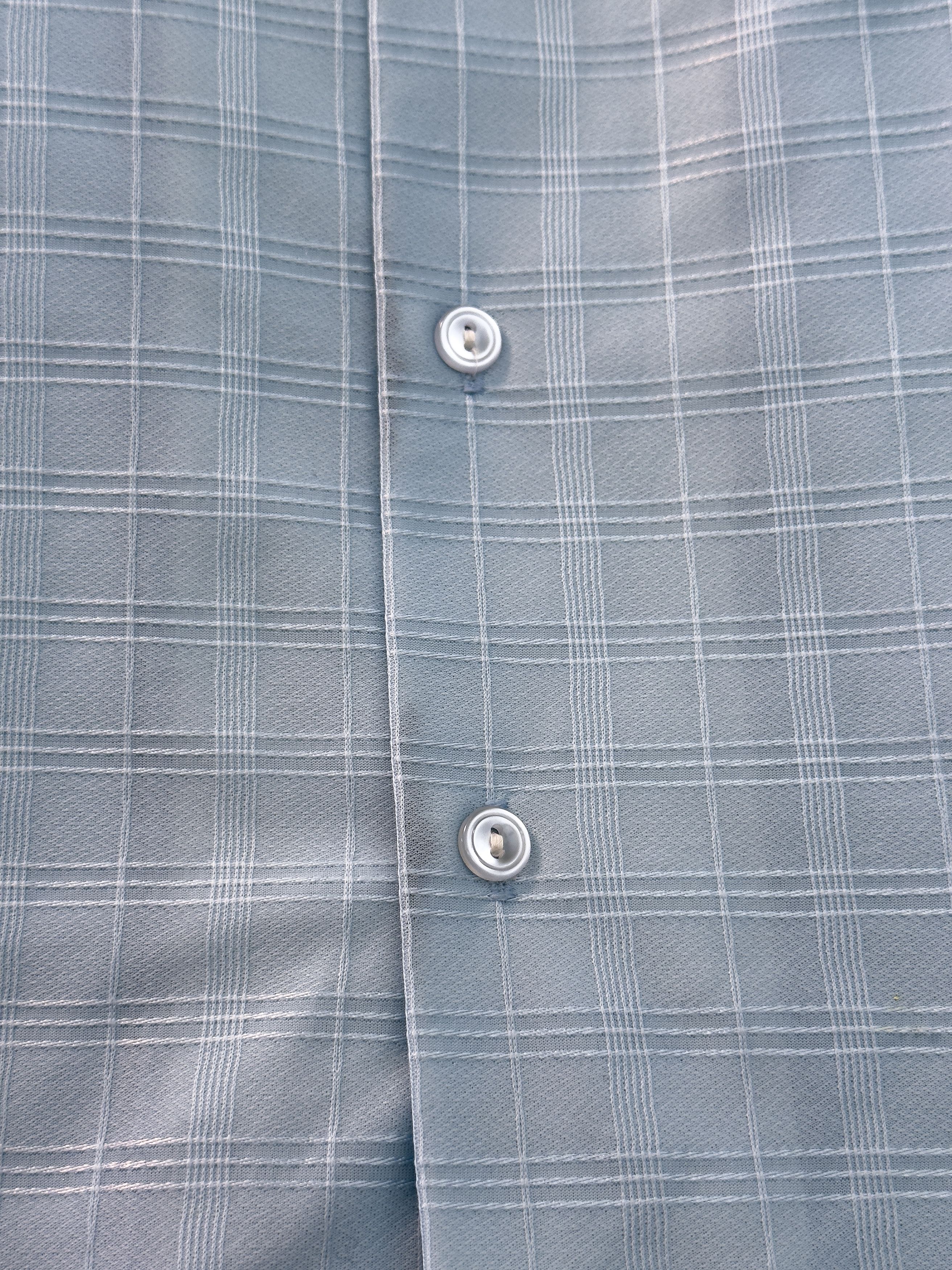 Other Vintage Stuart Mann Light Blue Plaid Short Sleeve Button Up Size US L / EU 52-54 / 3 - 7 Thumbnail
