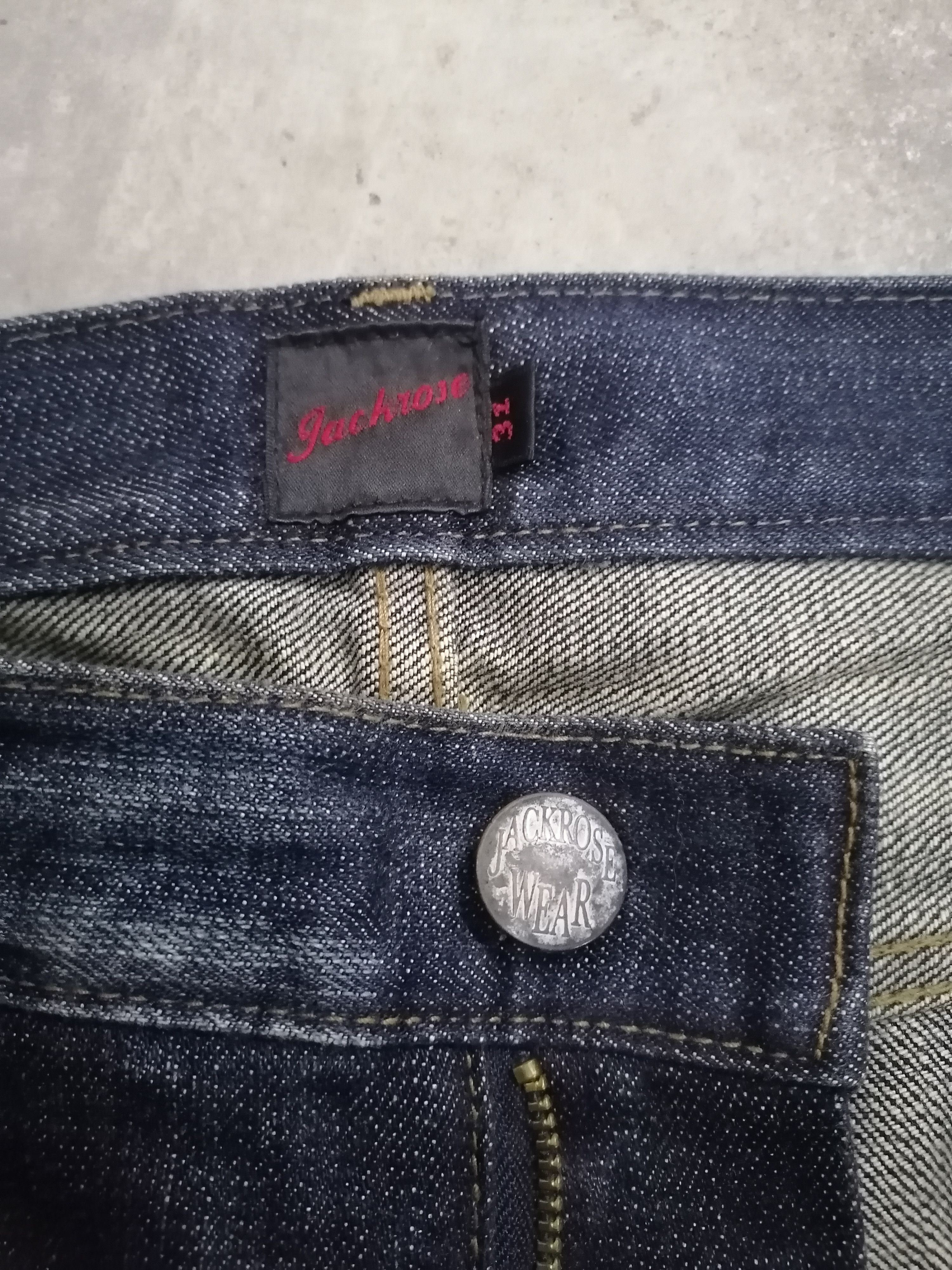 Japanese Brand Flare Jeans Jackrose Claw Mark Erd Denim Pants Size US 33 - 6 Thumbnail