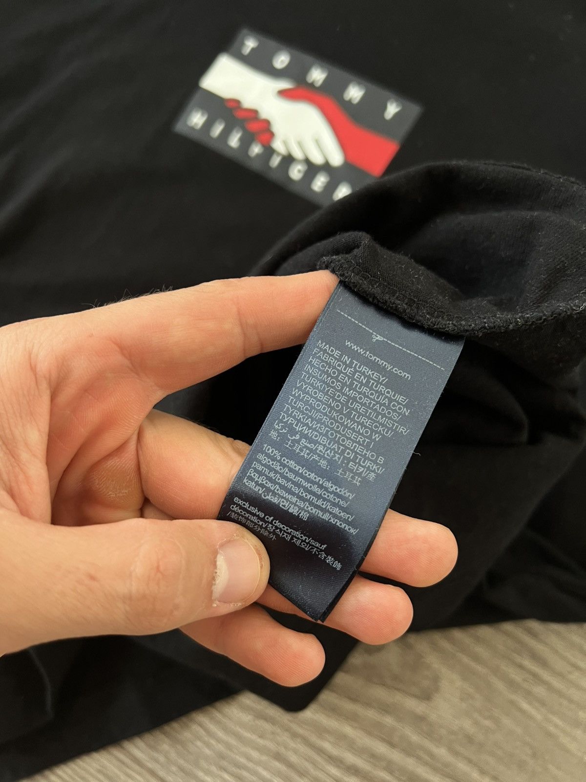 Tommy Hilfiger ‼️TOMMY HILFIGER CAPSULE COLLECTION “One Planet” Big Logo Tee Size US XXL / EU 58 / 5 - 18 Thumbnail