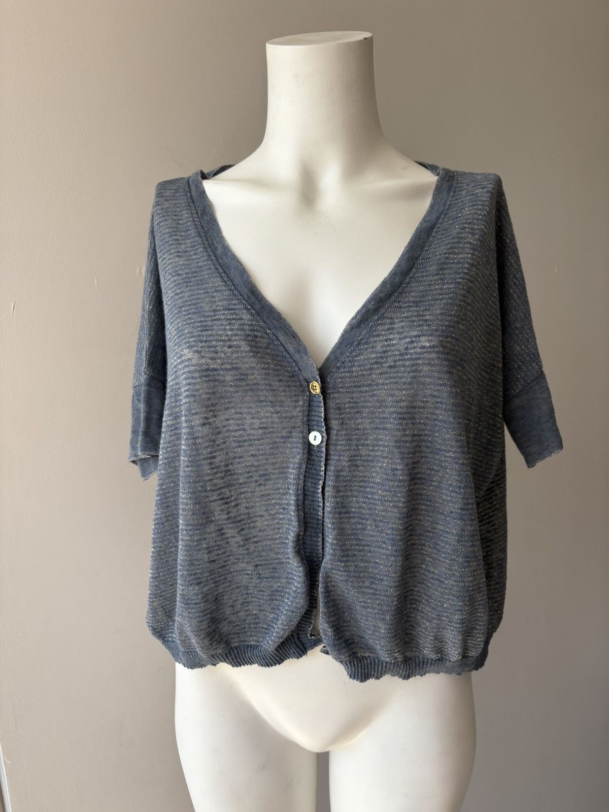 Vintage Na Na Italy silk blouse Size L / US 10 / IT 46 - 9 Thumbnail