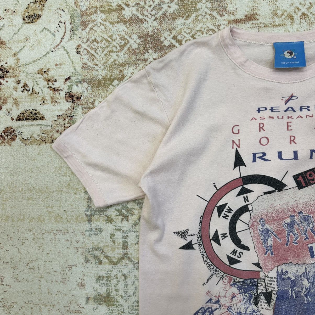 Vintage Vintage Great North Run 1989 Big Logo Tee Single stitch Size US M / EU 48-50 / 2 - 6 Thumbnail