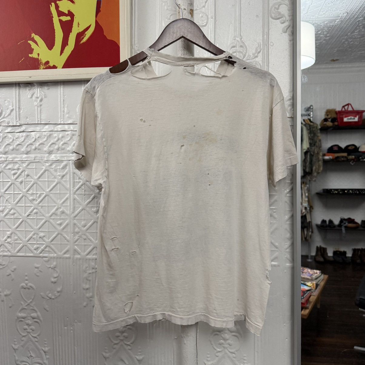 Vintage thrashed distressed graphic tee tshirt 80s 90s Size US M / EU 48-50 / 2 - 5 Thumbnail