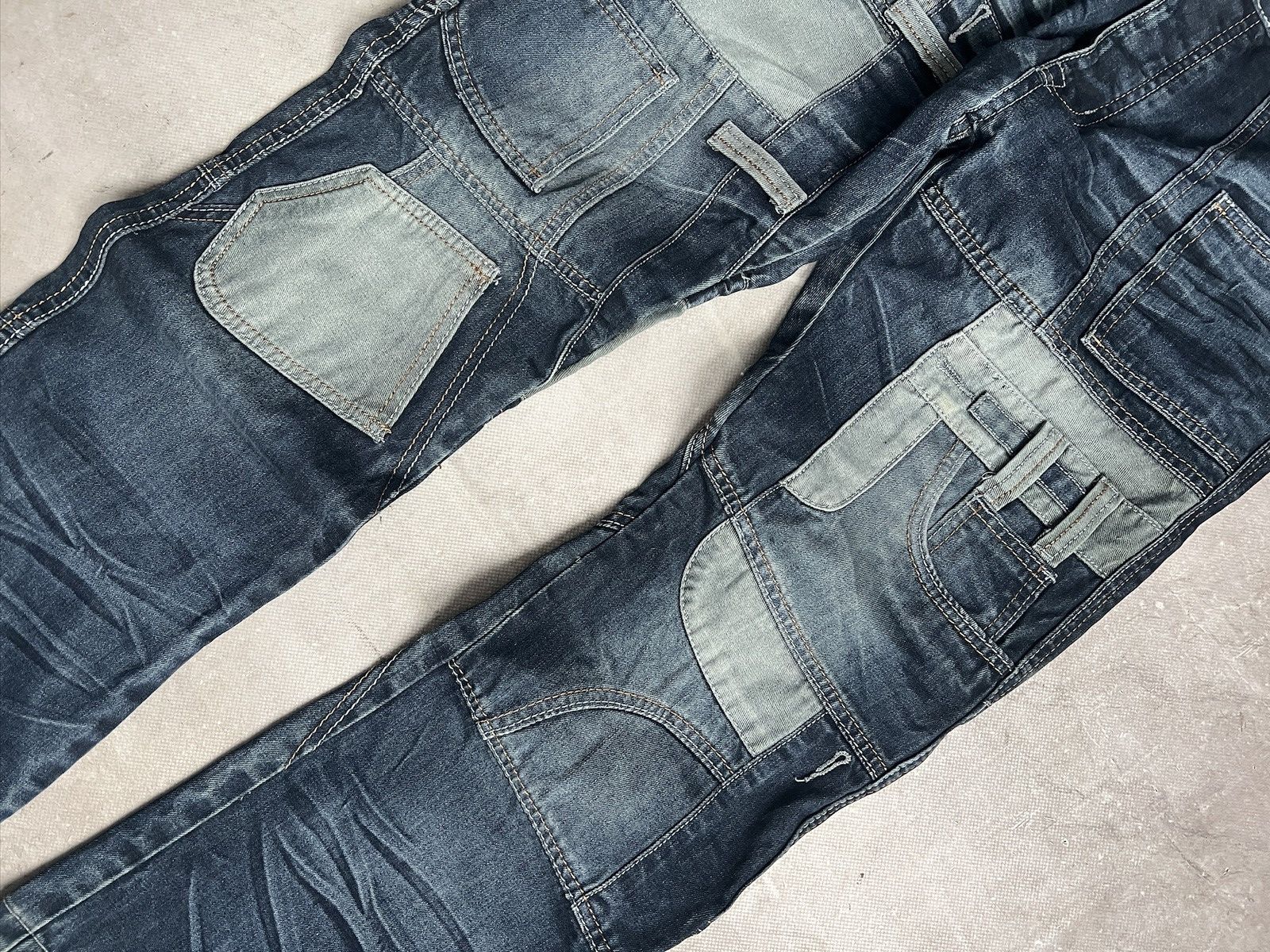 Junya Watanabe Y2K Patchwork Denim Japanese jeans Junya Watanabe style Size US 33 - 3 Thumbnail