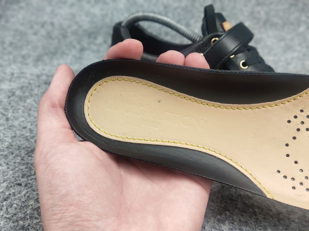 Louis Vuitton Louis Vuitton Vintage Leather Brogue Velcro Strap Sneakers Size US 6.5 / IT 36.5 - 21 Thumbnail