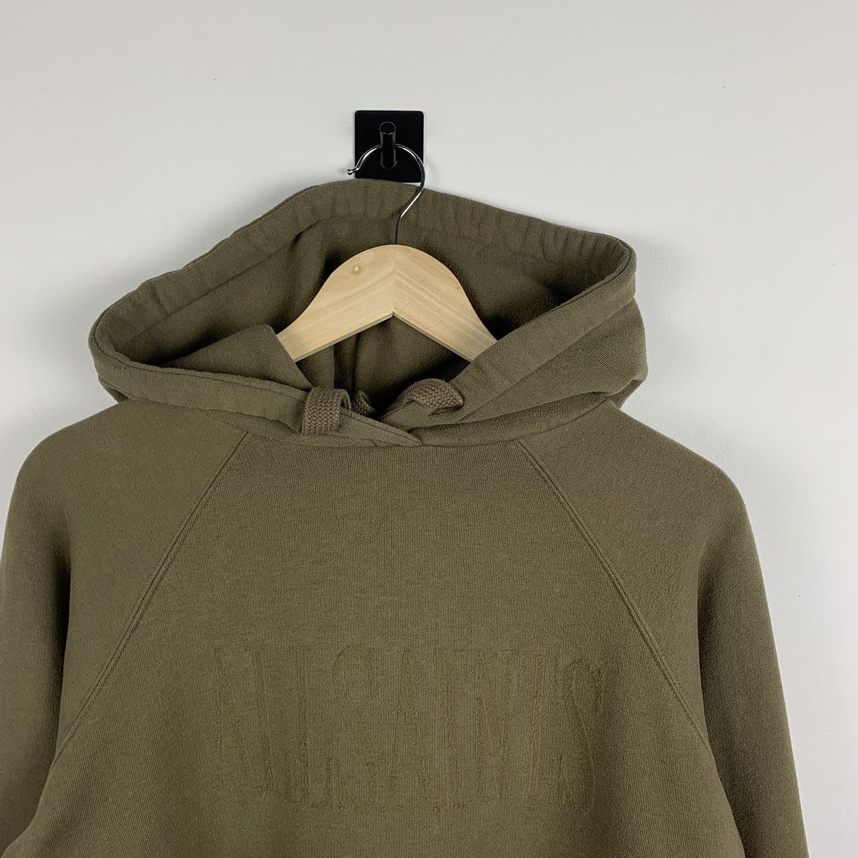 Allsaints Allsaints Big Logo Hoodie Khaki Green Designer Luxury Size XS / US 0-2 / IT 36-38 - 2 Thumbnail
