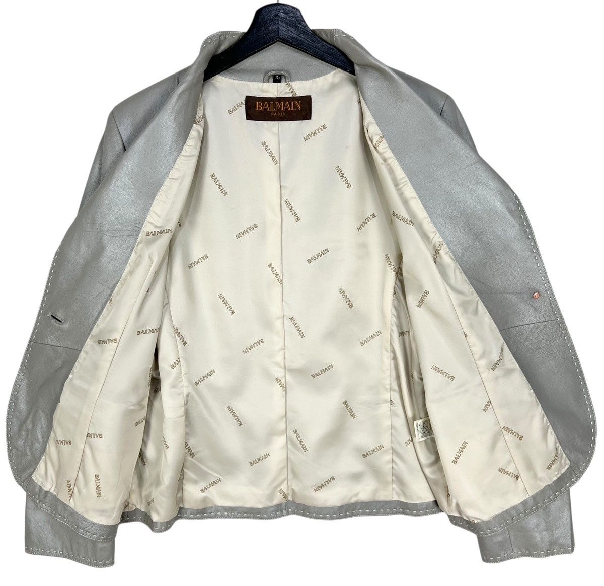 Balmain Balmain Paris Synthetic Leather Women Blazer Jacket Size M / US 6-8 / IT 42-44 - 7 Thumbnail