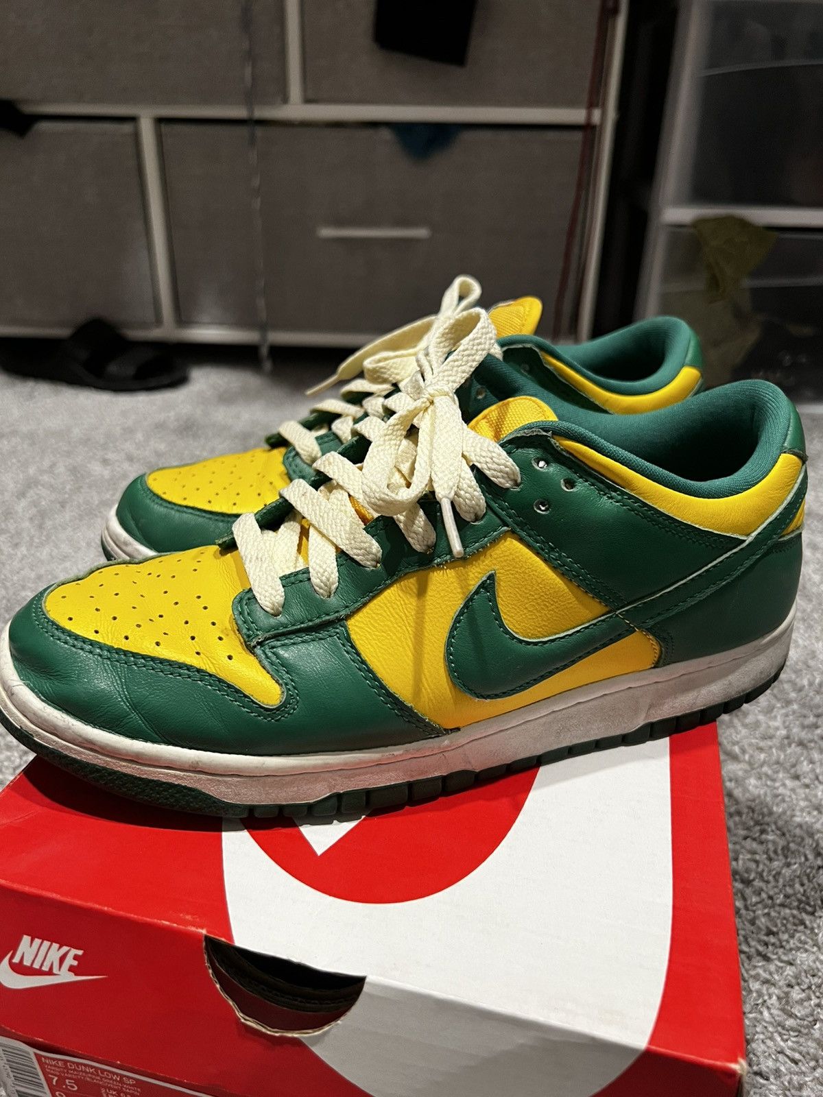 Nike Nike Dunk Low Brazil Size US 7.5 / EU 40-41 - 2 Thumbnail