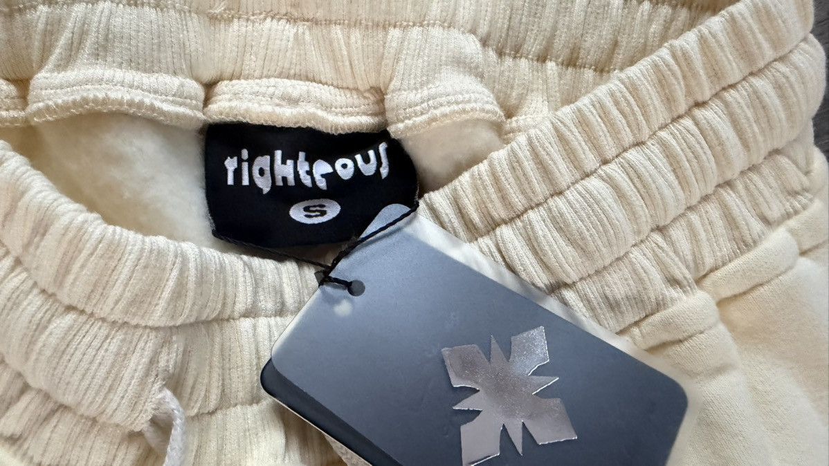 Other Righteous “Risen King” Sweats (Cream) Size US 30 / EU 46 - 3 Thumbnail