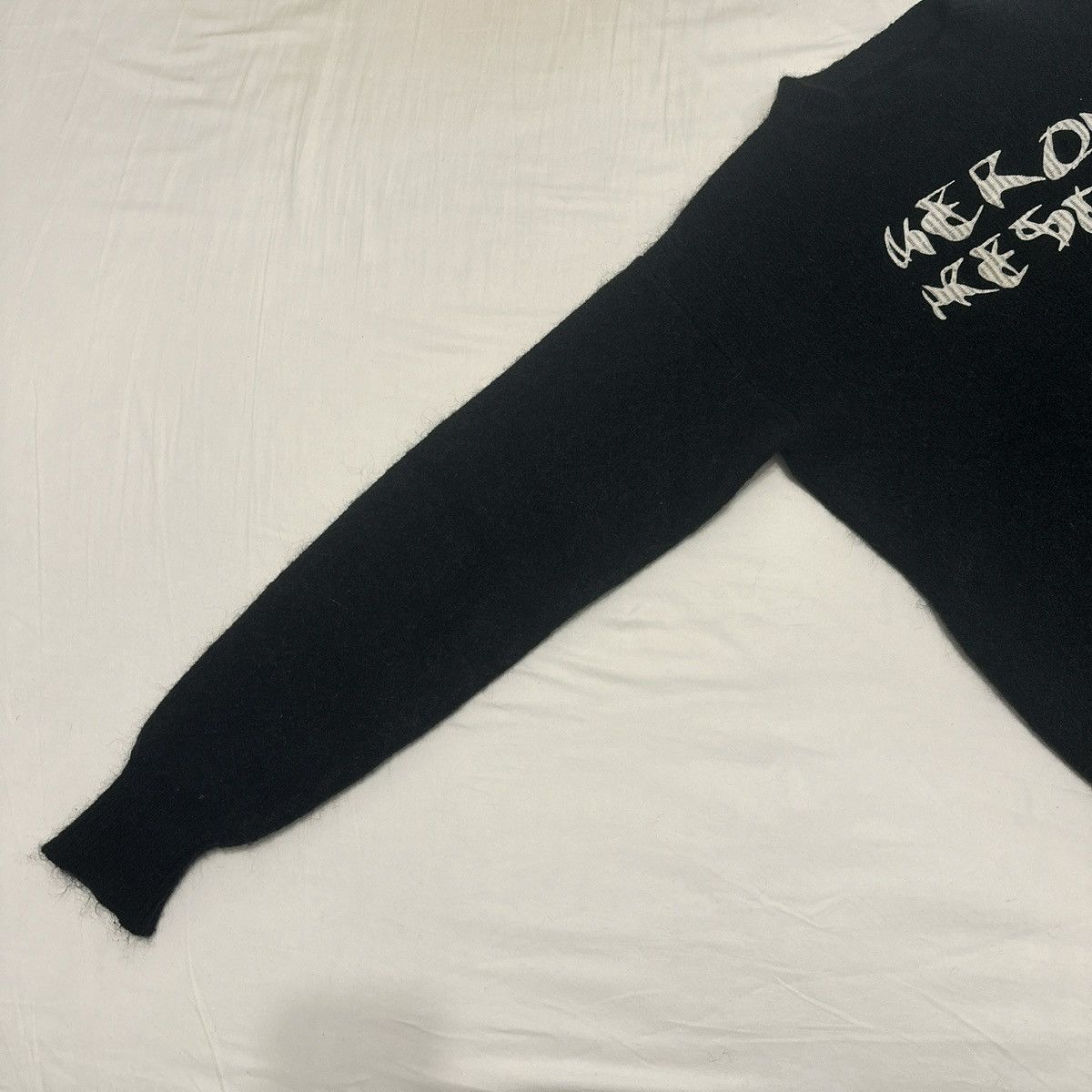 Heron Preston Heron Preston Black Mohair Sweater Size US M / EU 48-50 / 2 - 4 Thumbnail