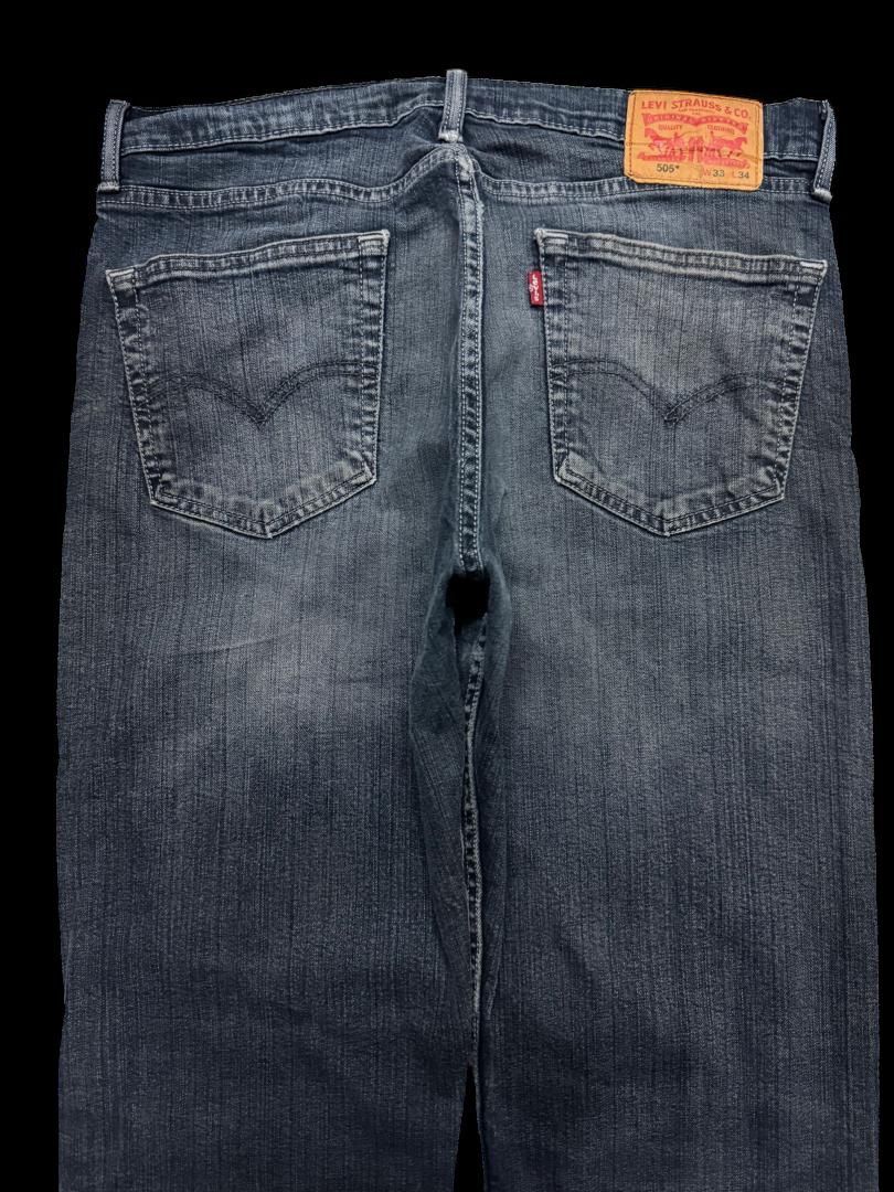 Levi's GRUNGE Vintage Y2K Levi’s Rusty Thrashed Distress Dark Jean Size US 33 - 17 Thumbnail
