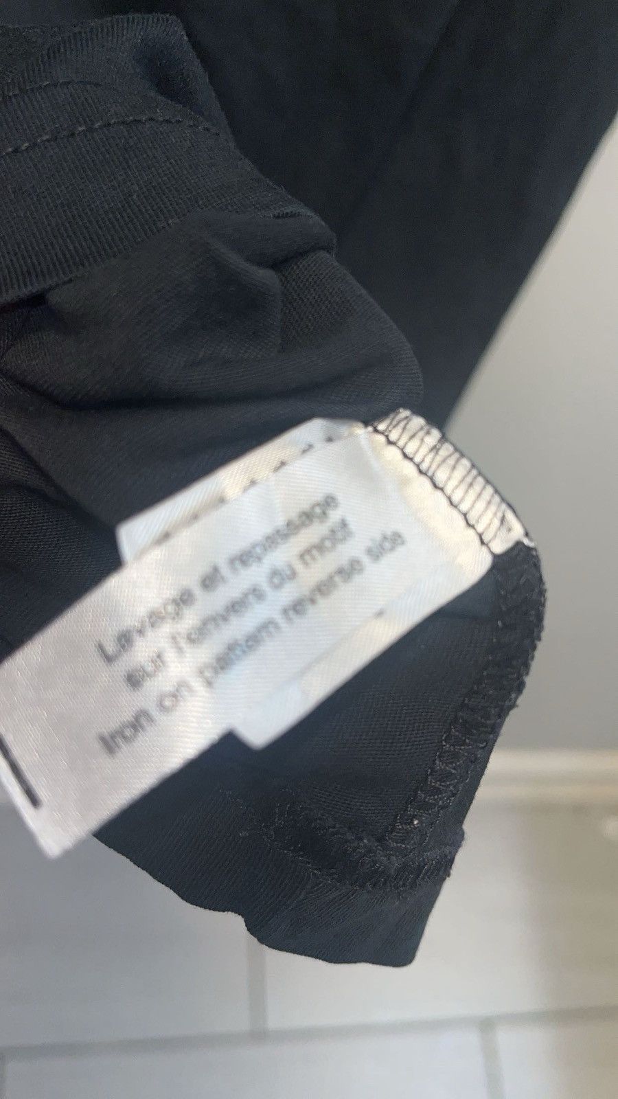 Lacoste Black graphic Lacoste shirt with white logo Size US M / EU 48-50 / 2 - 7 Thumbnail