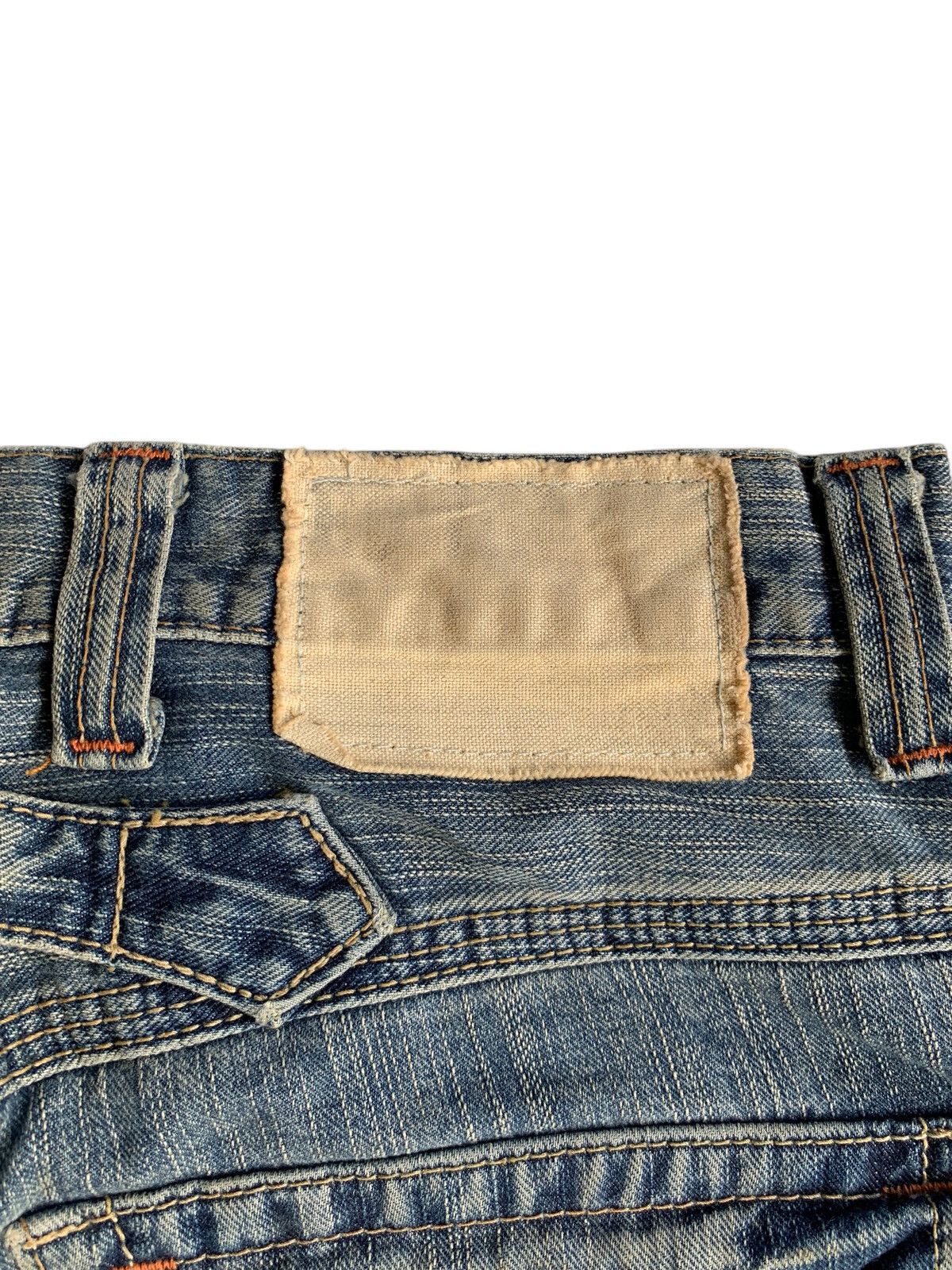 Kapital FLARE💥 EDWIN XVS BUCKLE BACK PUNK FADED DISTRESSED DENIM☠️ Size US 30 / EU 46 - 20 Thumbnail