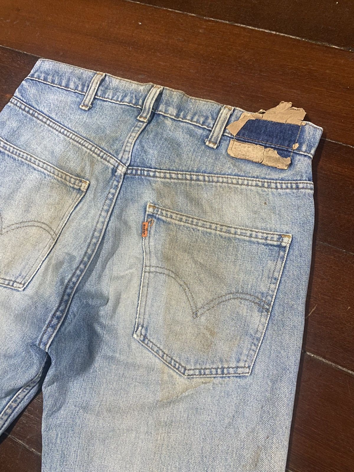 Levi's Vintage 80s 90s Levi’s Oren tag rusty distressed mud wash Size US 32 / EU 48 - 13 Thumbnail