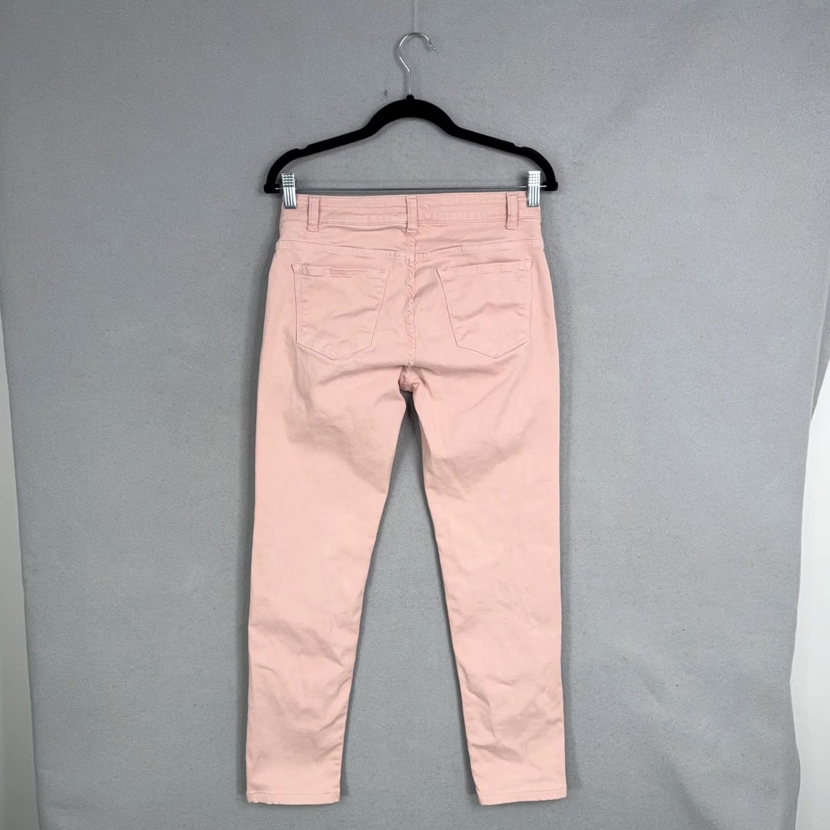 Denime Beija Flor Pants Womens 6 Pink Jeans Kelly Skinny Mid Rise Stretch Denim Fem Size 28" / US 6 / IT 42 - 6 Thumbnail