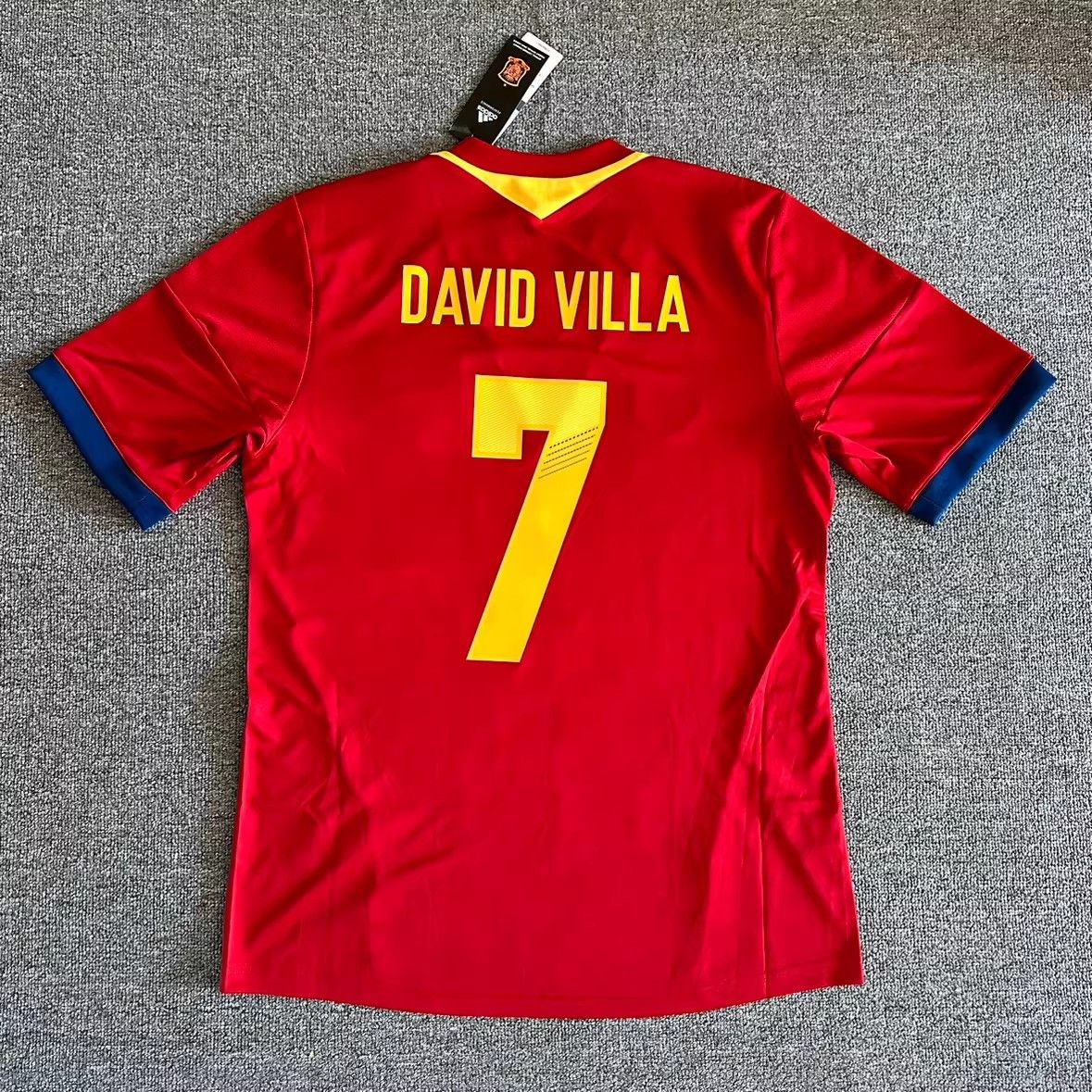 Other 2013 Spain #7 David Villa Jersey Size US XL / EU 56 / 4 - 2 Thumbnail