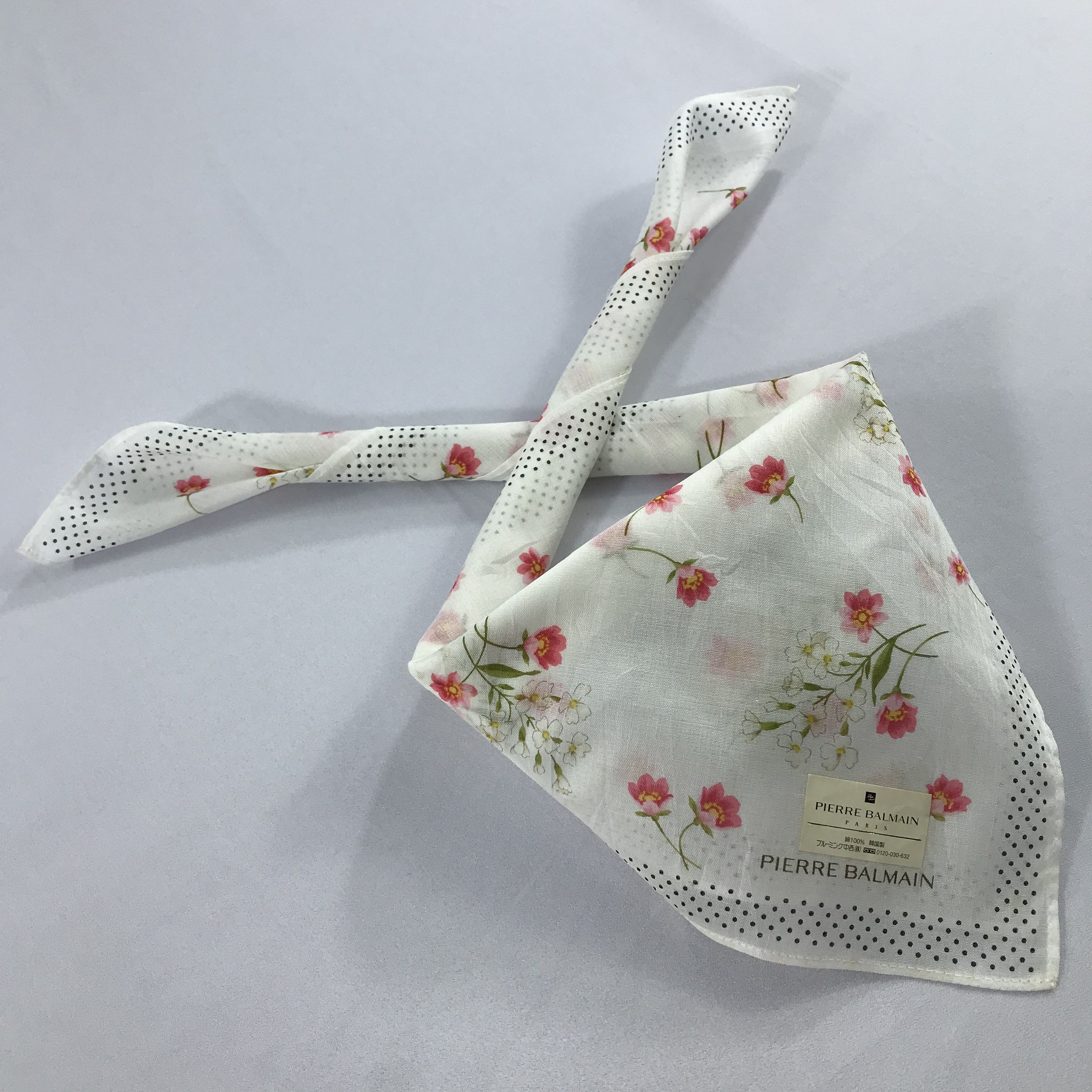 Pierre Balmain × Vintage Pierre Balmain Bandana / Handkerchief / Neckerchief - S2020 Size ONE SIZE - 4 Thumbnail