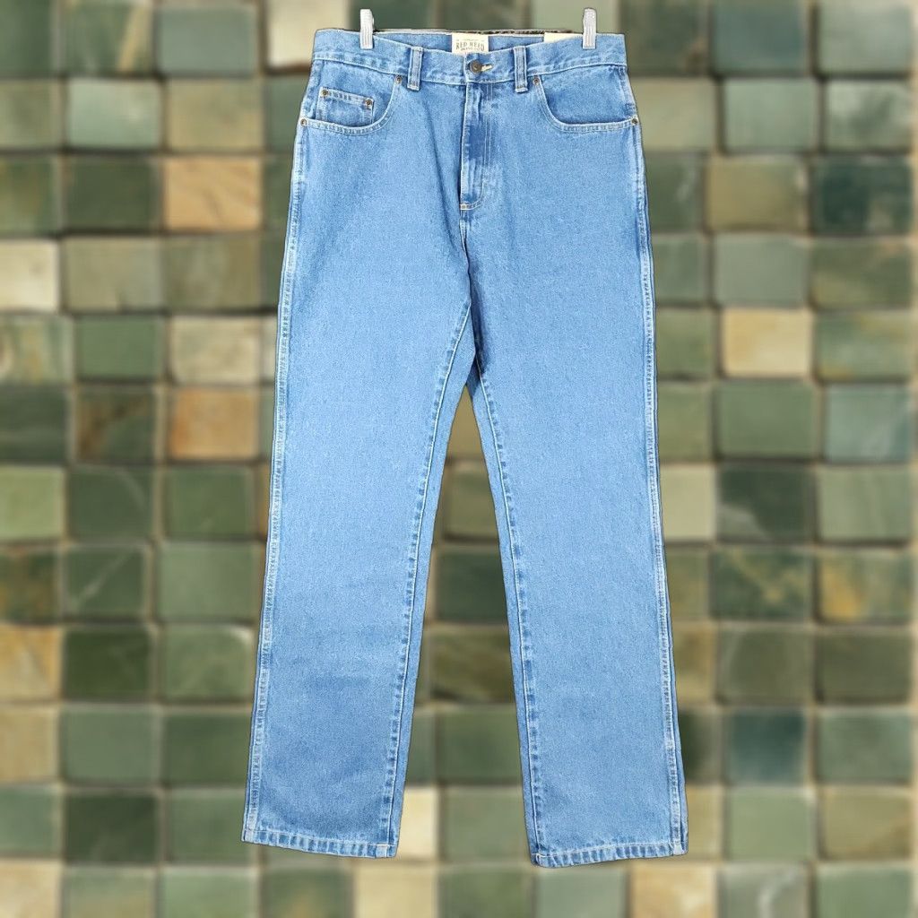 Vintage REDHEAD Relaxed Straight Leg Jeans Mens Size 33x34 Blue Size US 33 - 1 Thumbnail