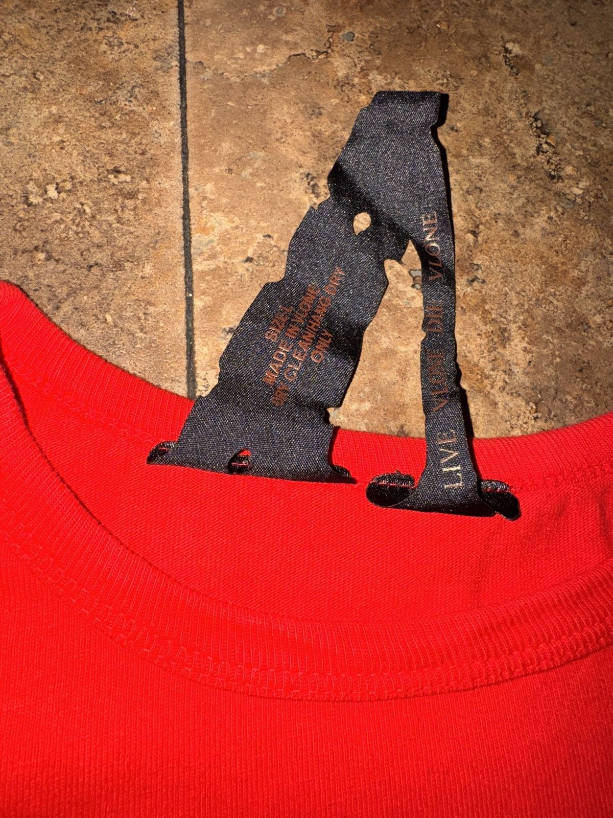 Vlone Vlone red t shirt Size US L / EU 52-54 / 3 - 4 Thumbnail