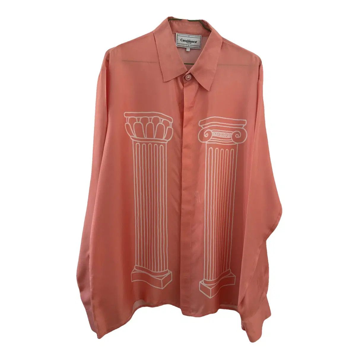 Casablanca Debut Runway (2019 Archive) Sid Silk Shirt Size US L / EU 52-54 / 3 - 4 Thumbnail