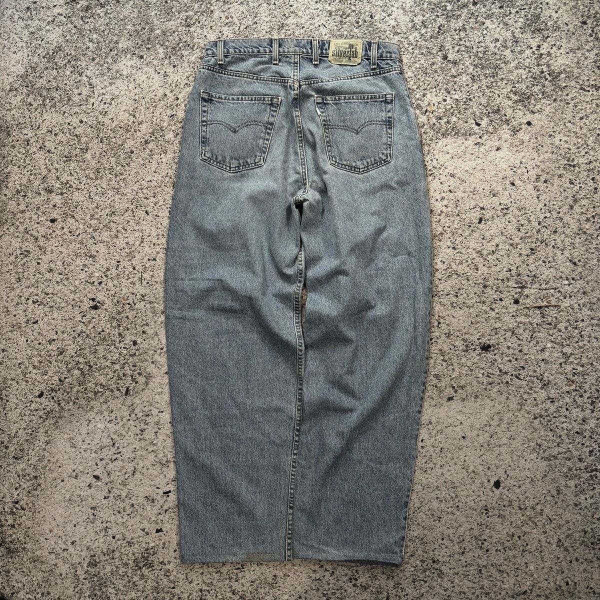 Levi's Vintage 90s Levi’s Silvertab Faded Baggy Denim Skater Jeans Size US 34 / EU 50 - 2 Thumbnail