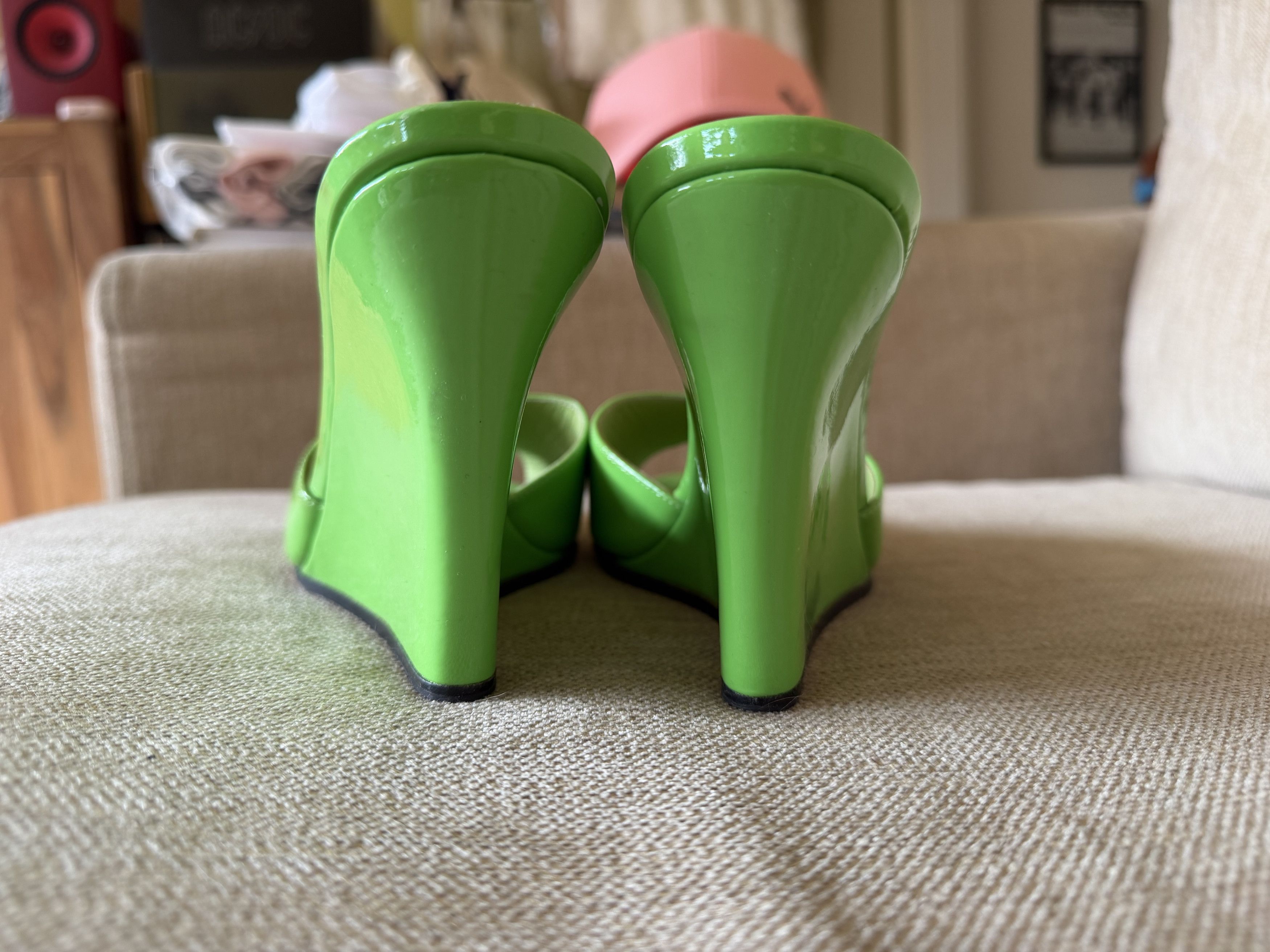 Paris Texas Green Paris Texas wedge sandals Size US 6 / IT 36 - 4 Thumbnail
