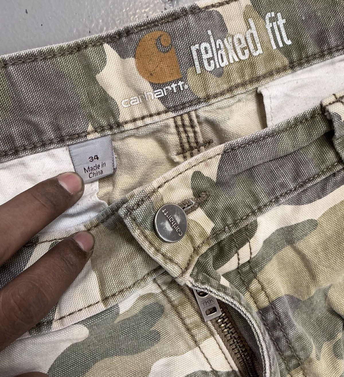 Carhartt Vintage carhartt camo shorts Size US 32 / EU 48 - 4 Thumbnail