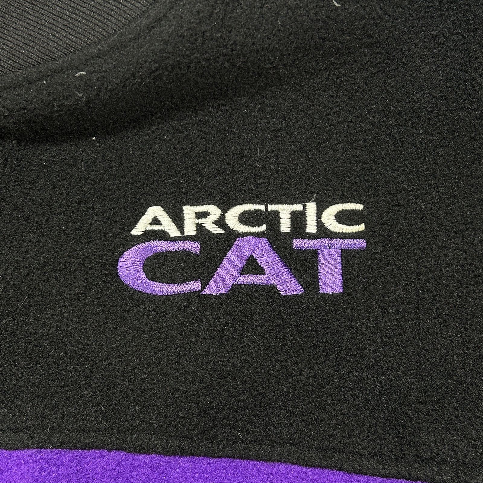 Vintage VTG Arctic Cat Arctic Wear snowmobile fleece jacket mens L Size US L / EU 52-54 / 3 - 4 Thumbnail