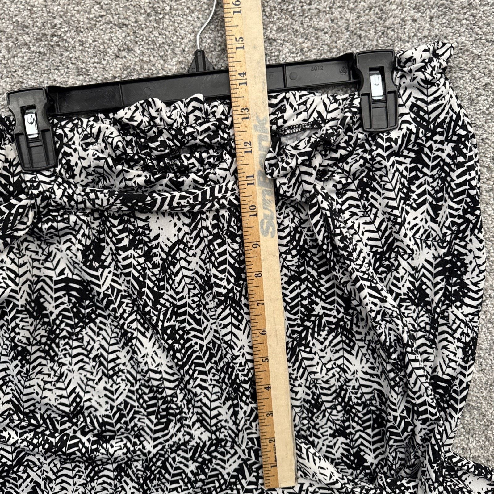 Other Retro Y2K Palazzo Pants Womens XL Wide Leg Crinkle Textured Size 32" / US 10 / IT 46 - 6 Thumbnail