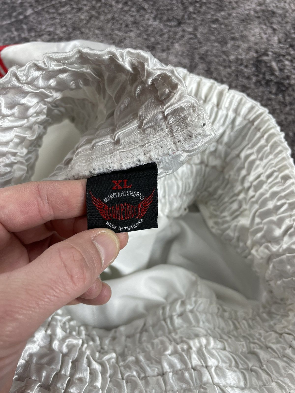Japanese Brand × Vintage Vintage Muay Thai Boxing No Fear Shorts MMA Size US 34 / EU 50 - 10 Thumbnail