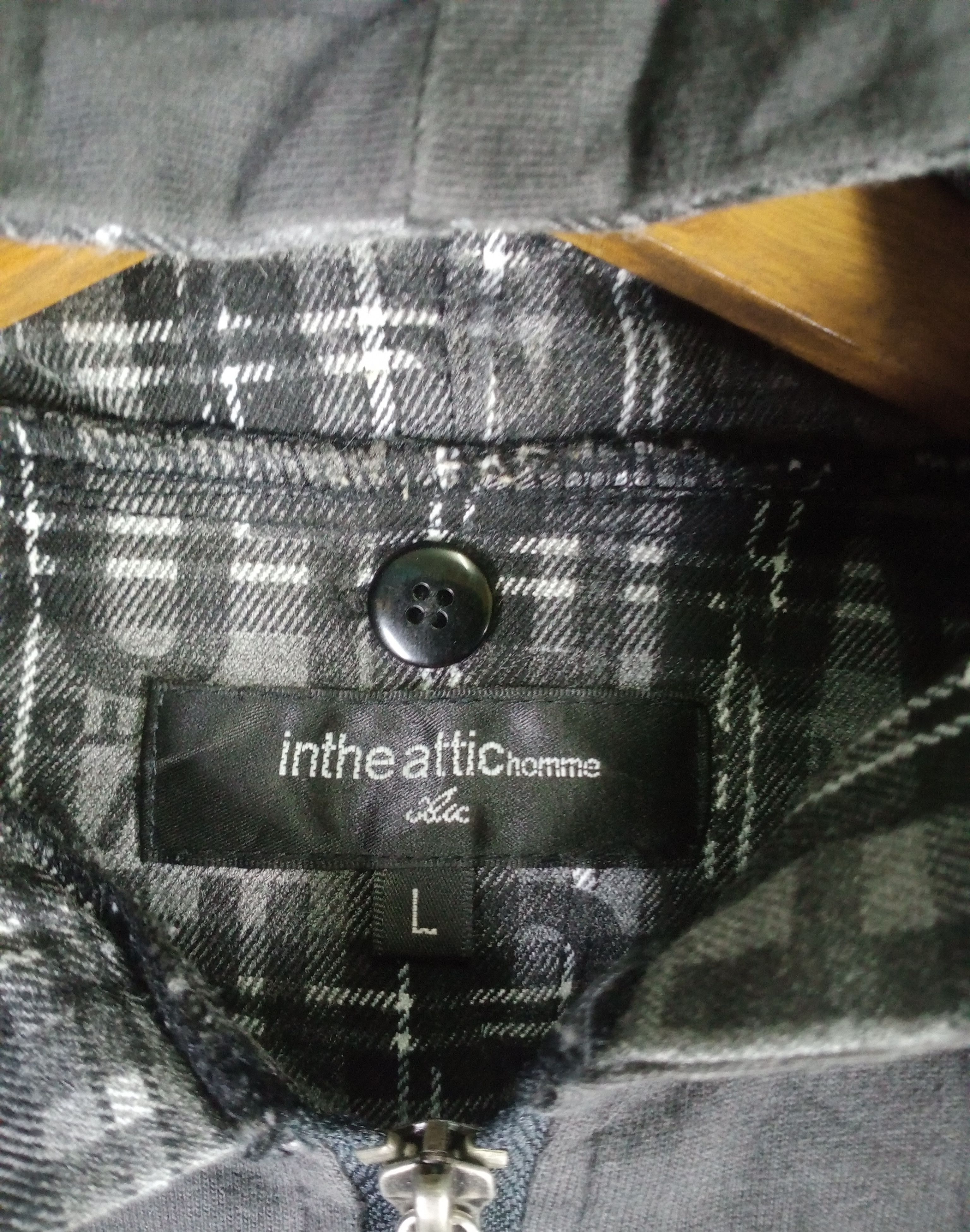 In The Attic Rare In The Attic Homme Mud Washed Hoodie Jacket Size US L / EU 52-54 / 3 - 5 Thumbnail