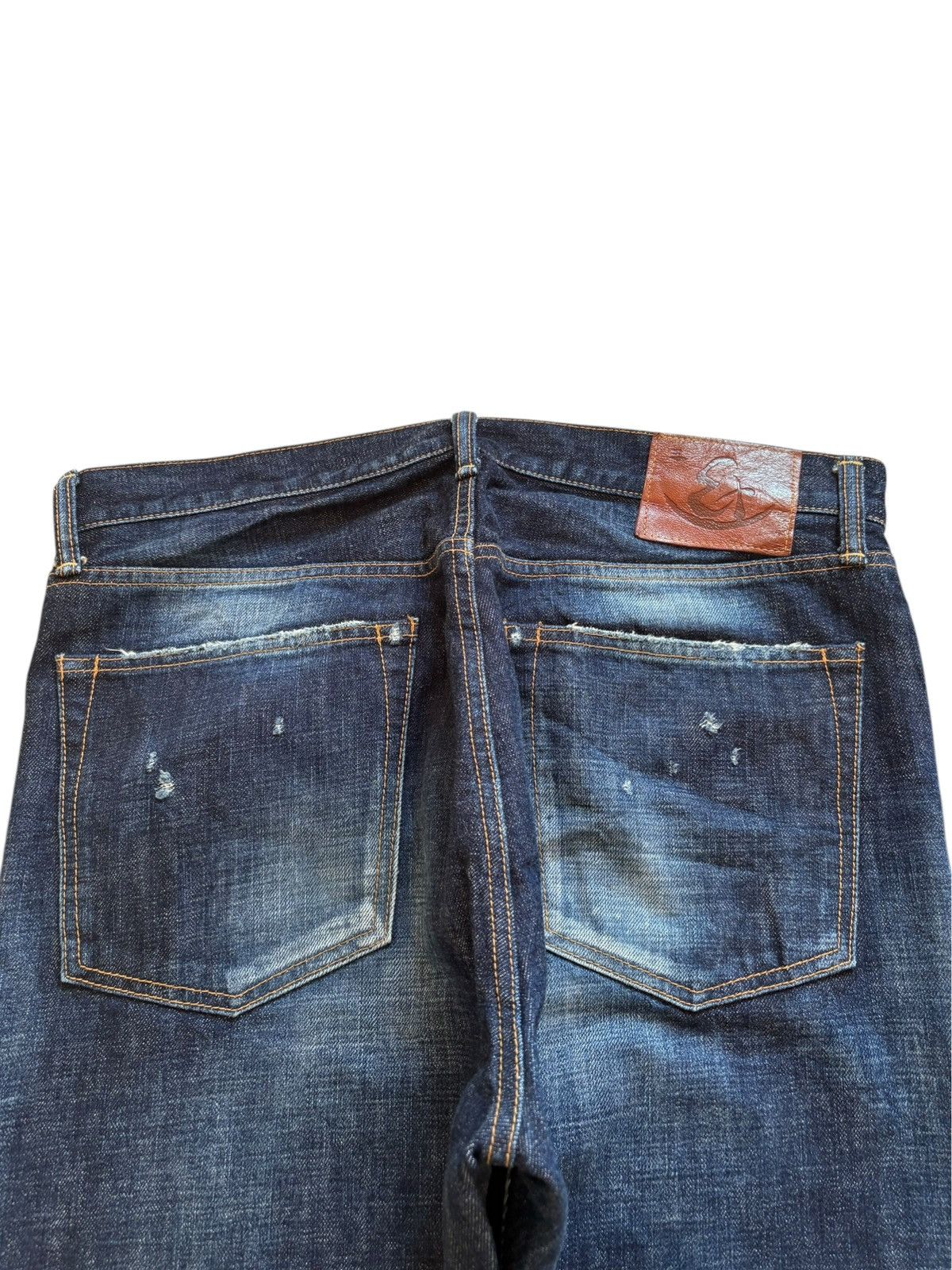 Eternal Vintage Eternal Patches Mud Wash Distressed Loose Jeans Size US 35 - 8 Thumbnail
