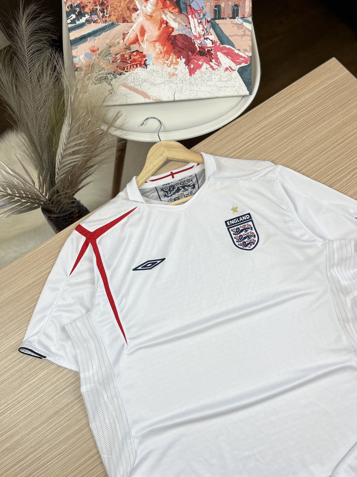 Umbro × Vintage Vintage Umbro England Team Football Jersey Y2K Size US XL / EU 56 / 4 - 8 Thumbnail