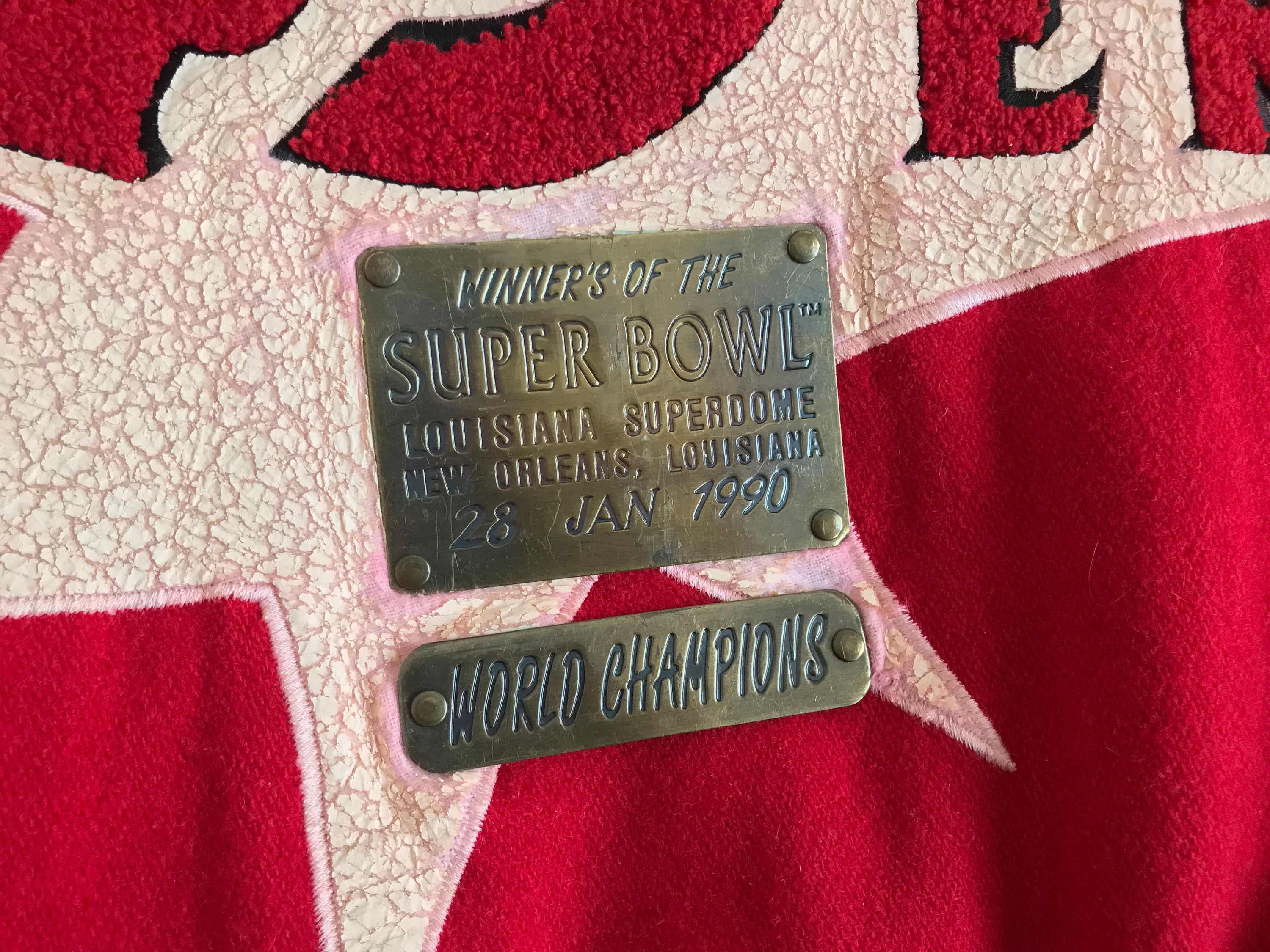 NFL Vintage 1990 SAN FRANCISCO 49ers Jacket Super Bowl Champions Size US L / EU 52-54 / 3 - 8 Thumbnail