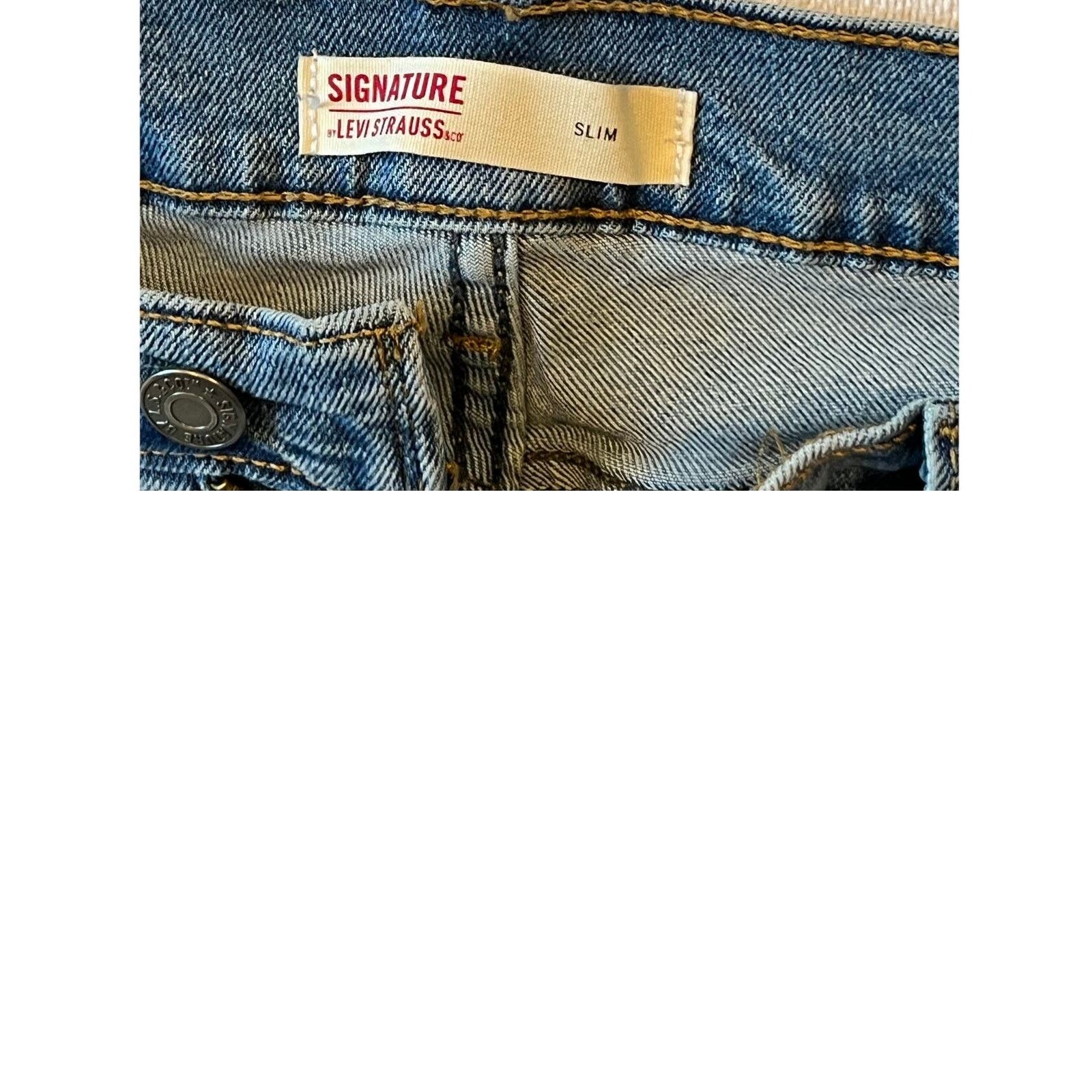 Levi's Levi's Signature Slim Fit Jeans Mens 29x30 Size US 29 - 3 Thumbnail