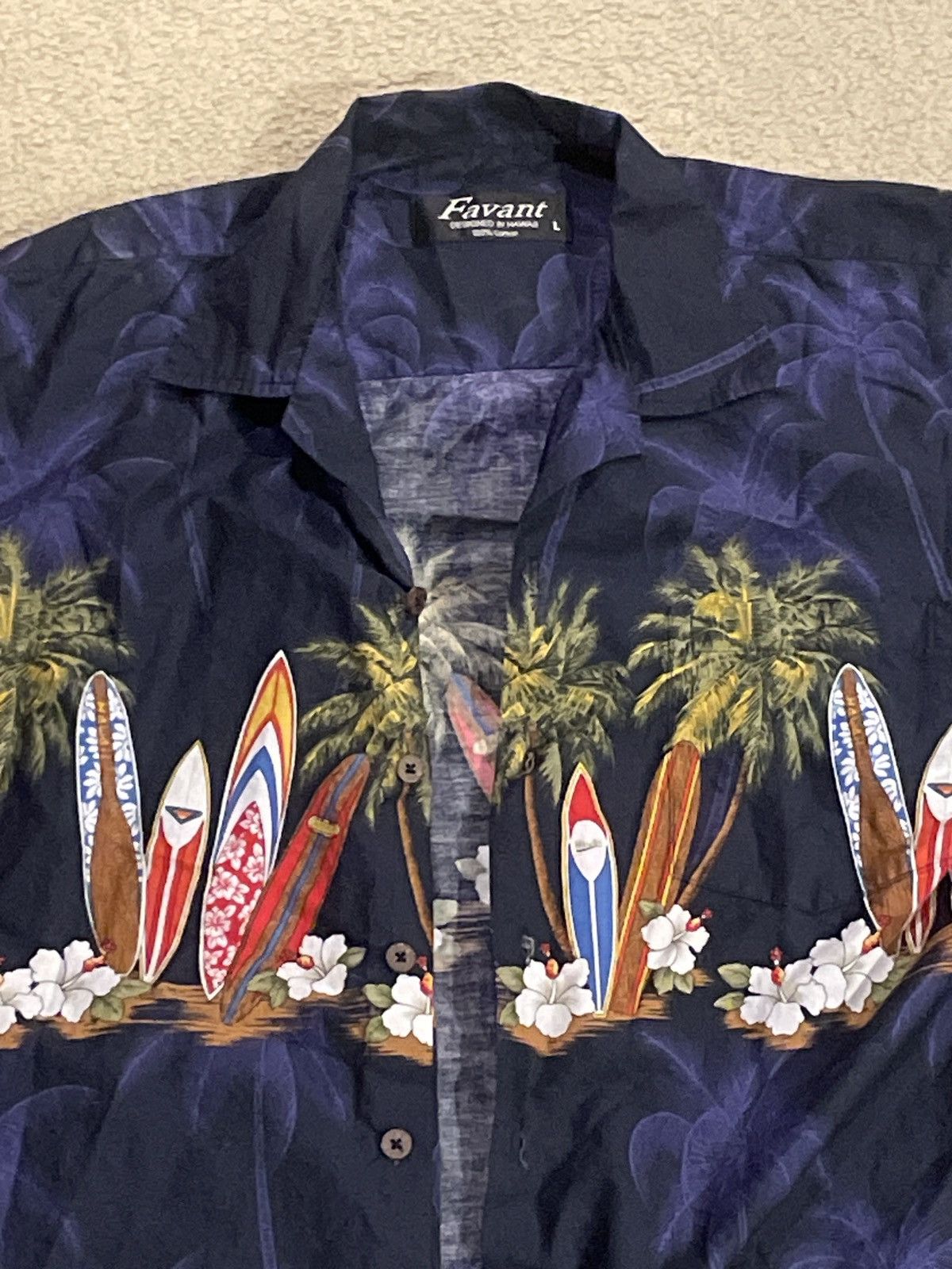 Vintage Vintage Hawaiian Shirt Size US L / EU 52-54 / 3 - 3 Thumbnail