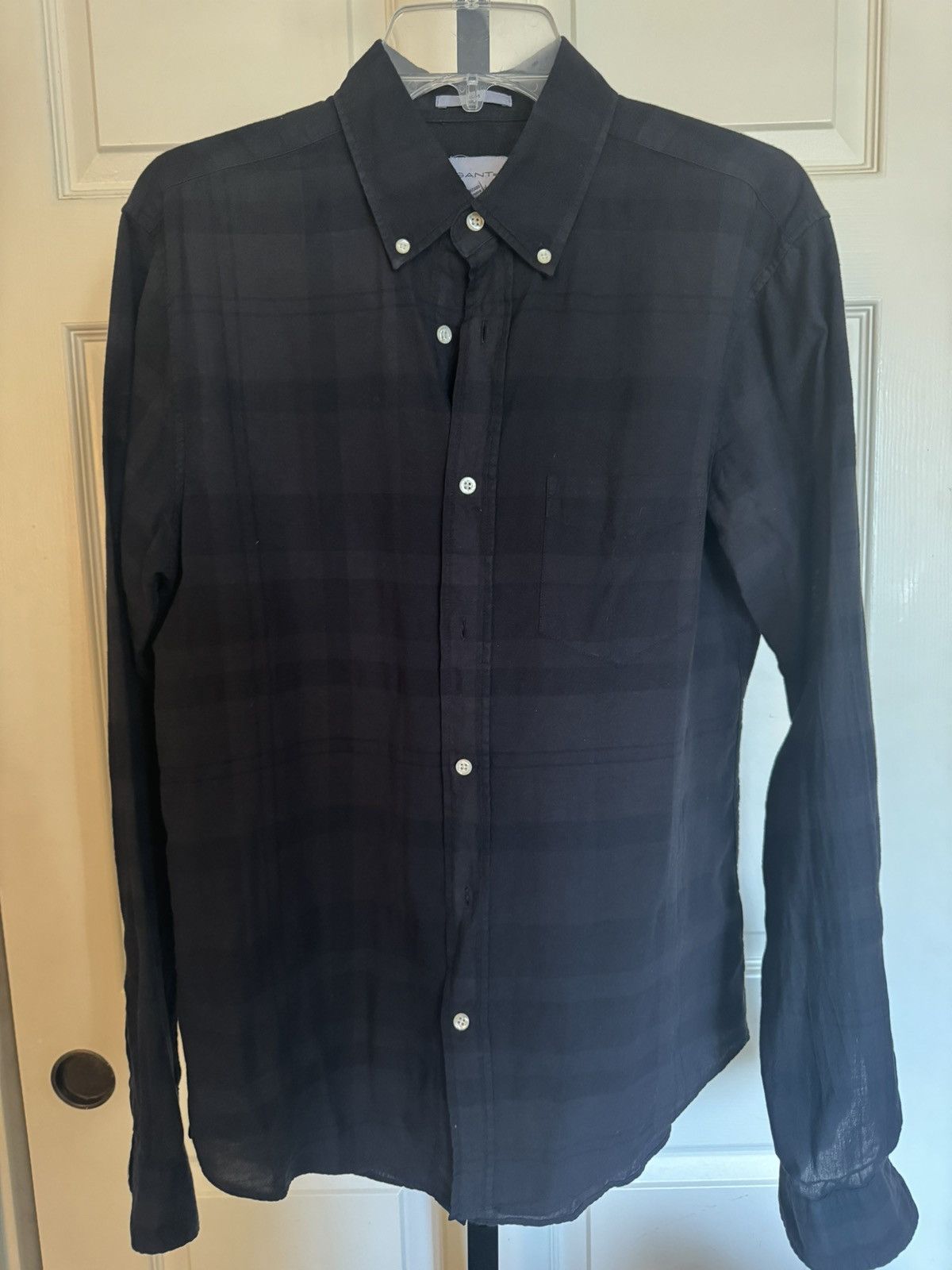 Gant Rugger Gant Rugger rare black ink plaid shirt Size US M / EU 48-50 / 2 - 2 Thumbnail