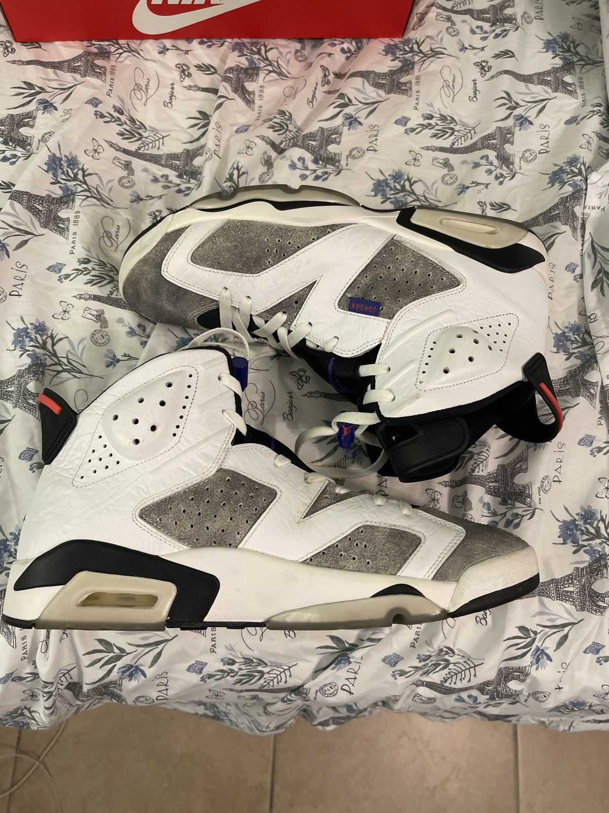Jordan Brand JORDAN 6 LTR FLINT Size US 12 / EU 45 - 2 Thumbnail