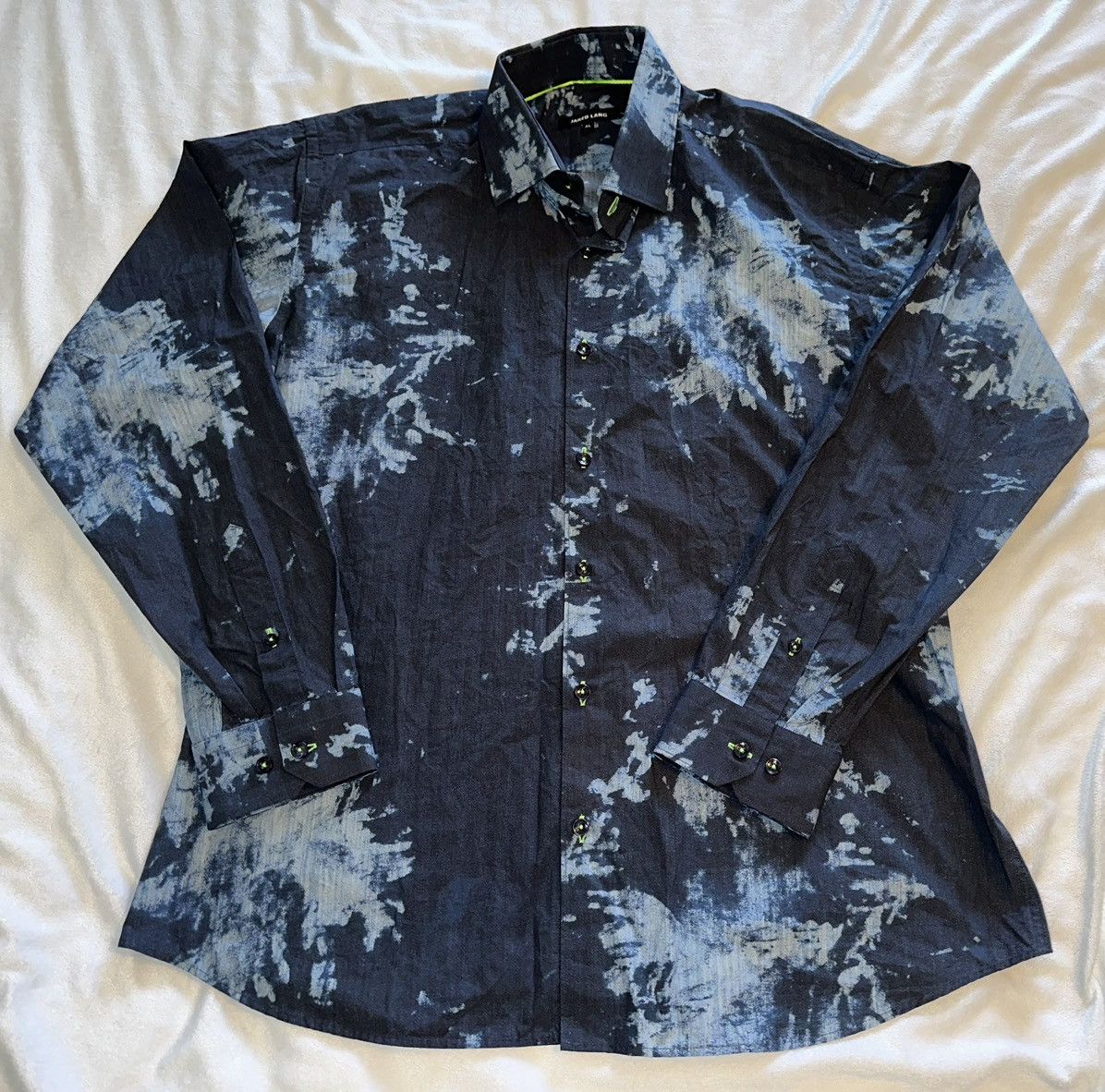 Jared Lang Jared Lang Men's Button Up Shirt-Size XL Size US XL / EU 56 / 4 - 1 Thumbnail