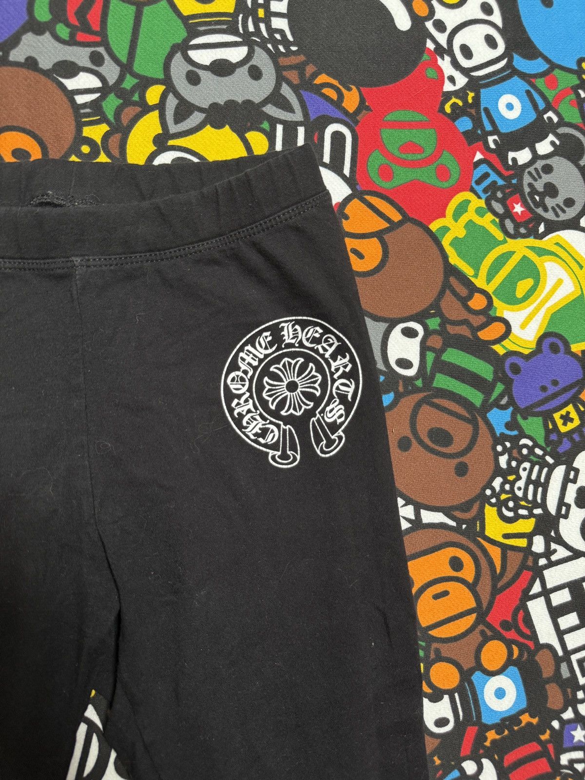 Chrome Hearts Chrome Hearts Black Horseshoe Logo Leggings Size 26" / US 2 / IT 38 - 3 Thumbnail
