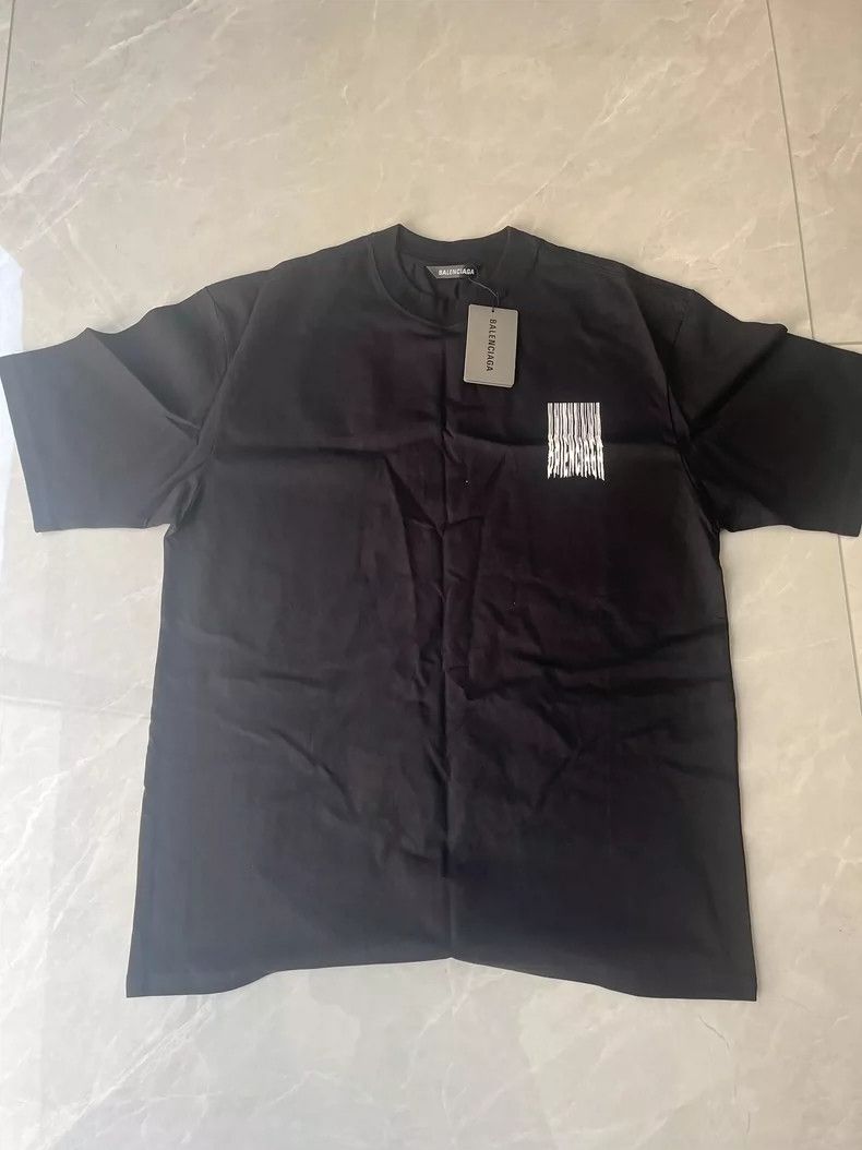 Balenciaga Balenciaga 21ss Waterfall fringe black short sleeve new let Size US M / EU 48-50 / 2 - 1 Thumbnail