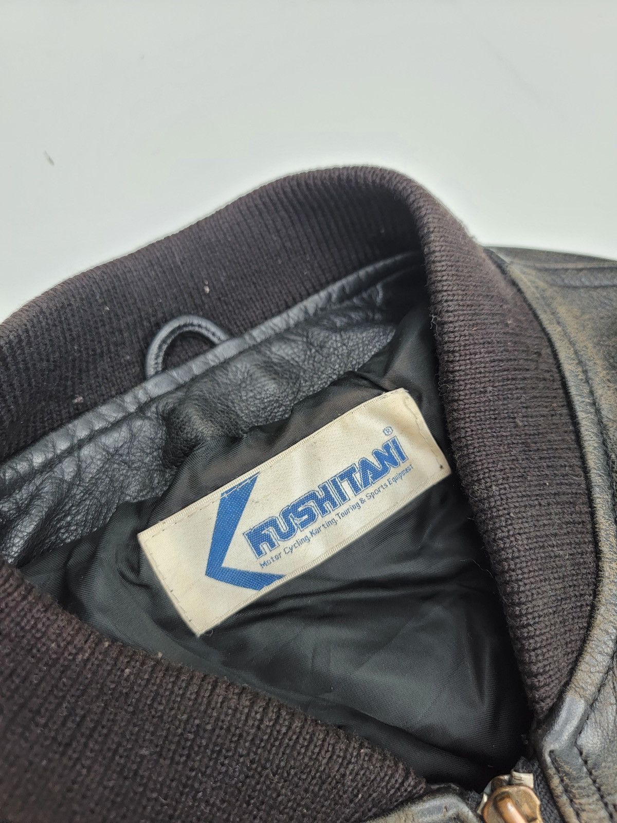 Leather ✅️Vintage Kushitani Leather Jacket Size US L / EU 52-54 / 3 - 15 Thumbnail