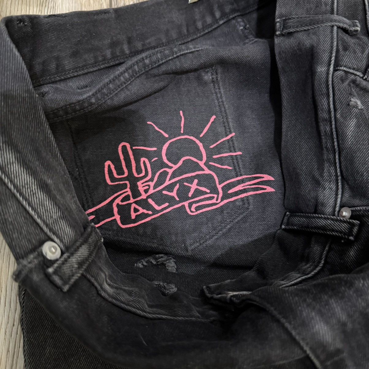 Alyx Alyx Studio Zip Back Distressed Jeans Size US 30 / EU 46 - 10 Thumbnail