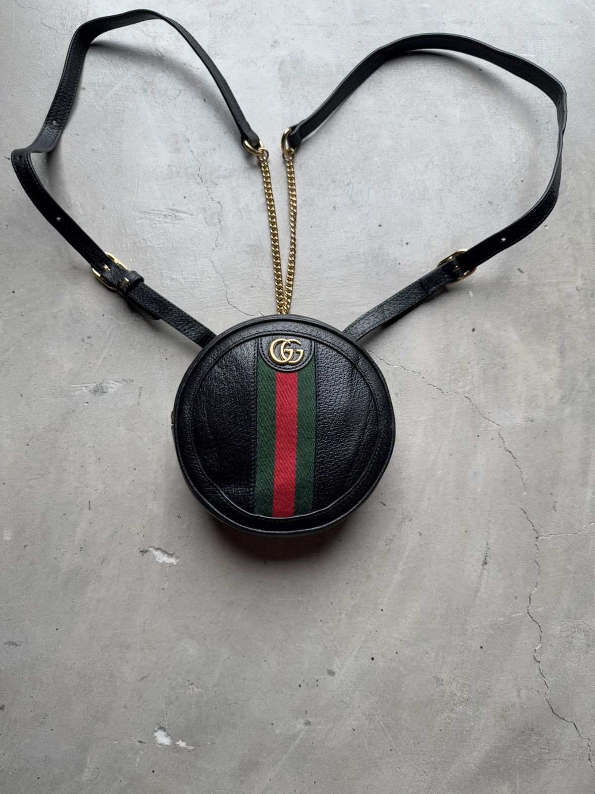 Gucci Gucci Black Ophidia Mini Backpack Size ONE SIZE - 4 Thumbnail