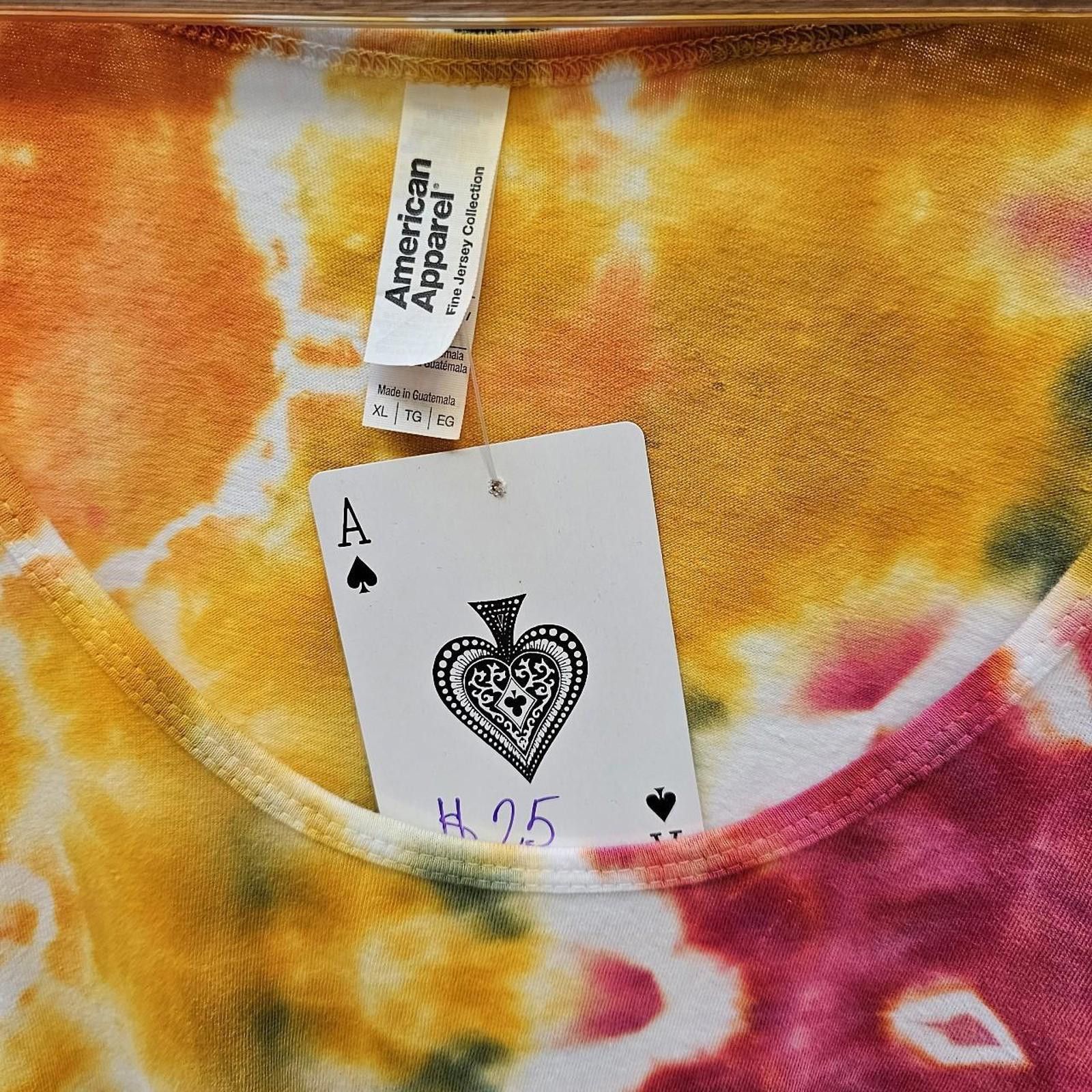 American Apparel American Apparel Women's Tie-Dye Tank Top Handmade Size XL / US 12-14 / IT 48-50 - 3 Thumbnail