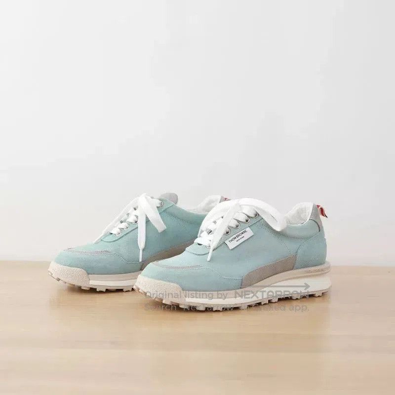Thom Browne THOM BROWNE Blue Suede Lace. Size US 5.5 / IT 35.5 - 1 Thumbnail