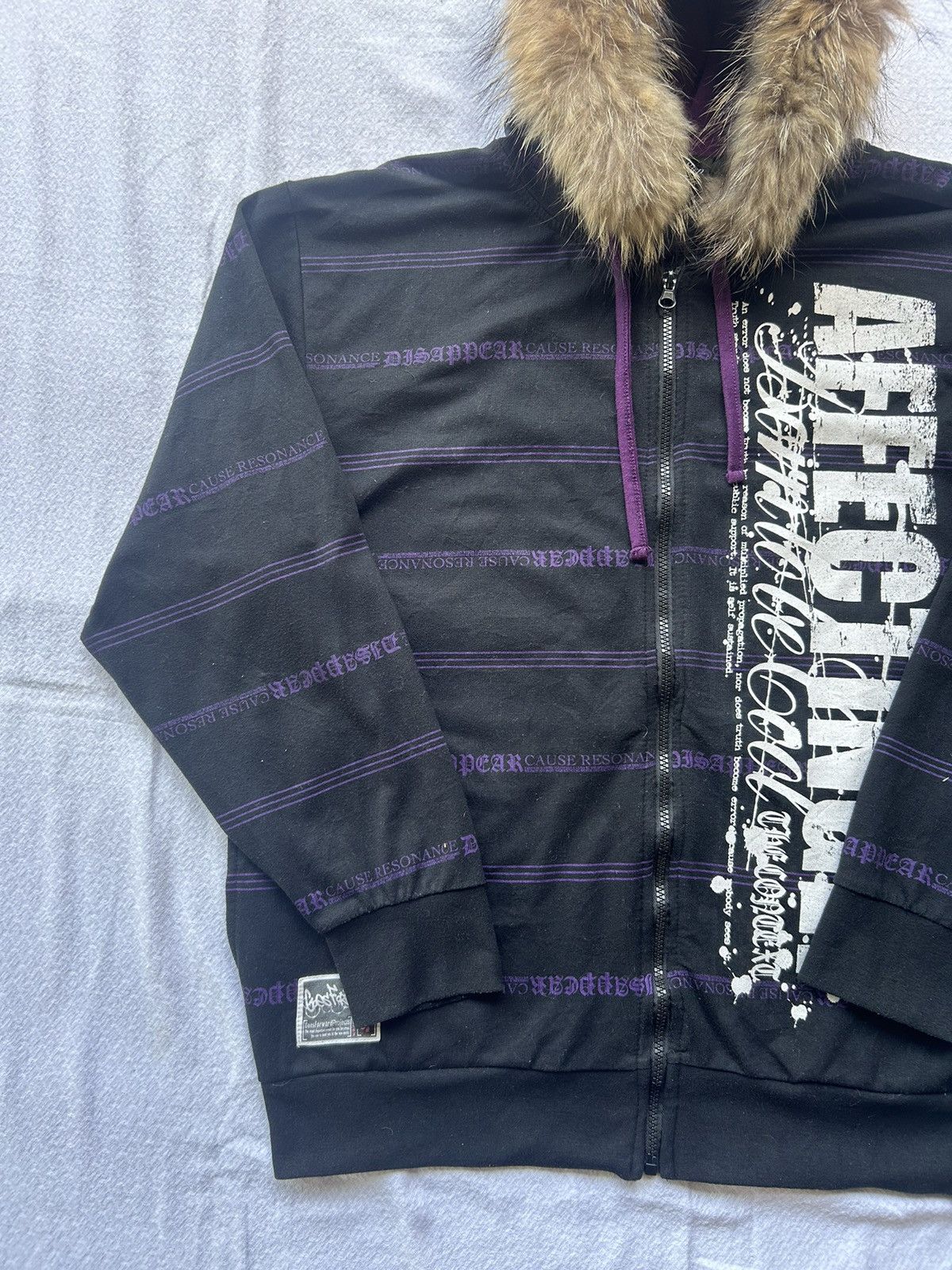 Japanese Brand Japanese Fur Hoodie Poem Time Step Ifsixwasnine lgb Size US L / EU 52-54 / 3 - 3 Thumbnail